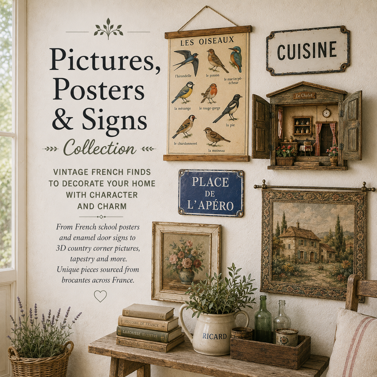 Pictures, Posters & Signs – All Things French Store