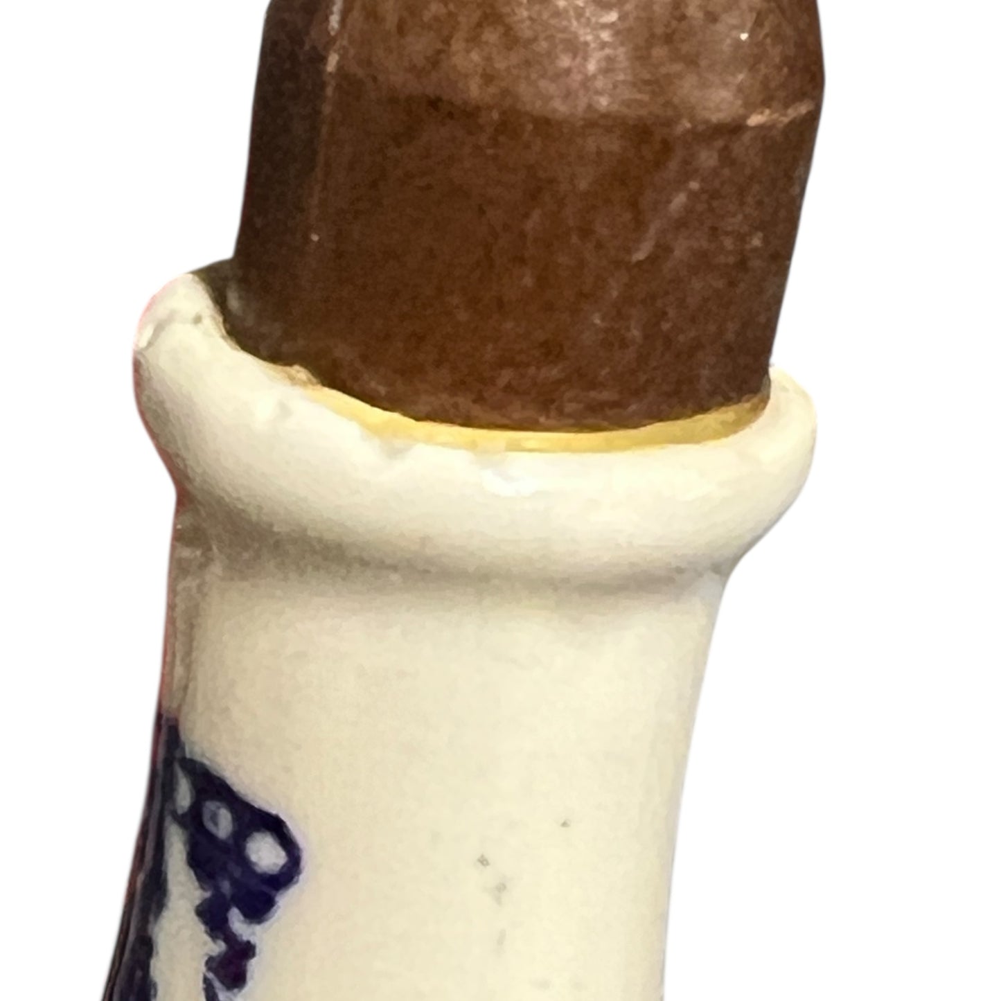 close up of salad servers handle