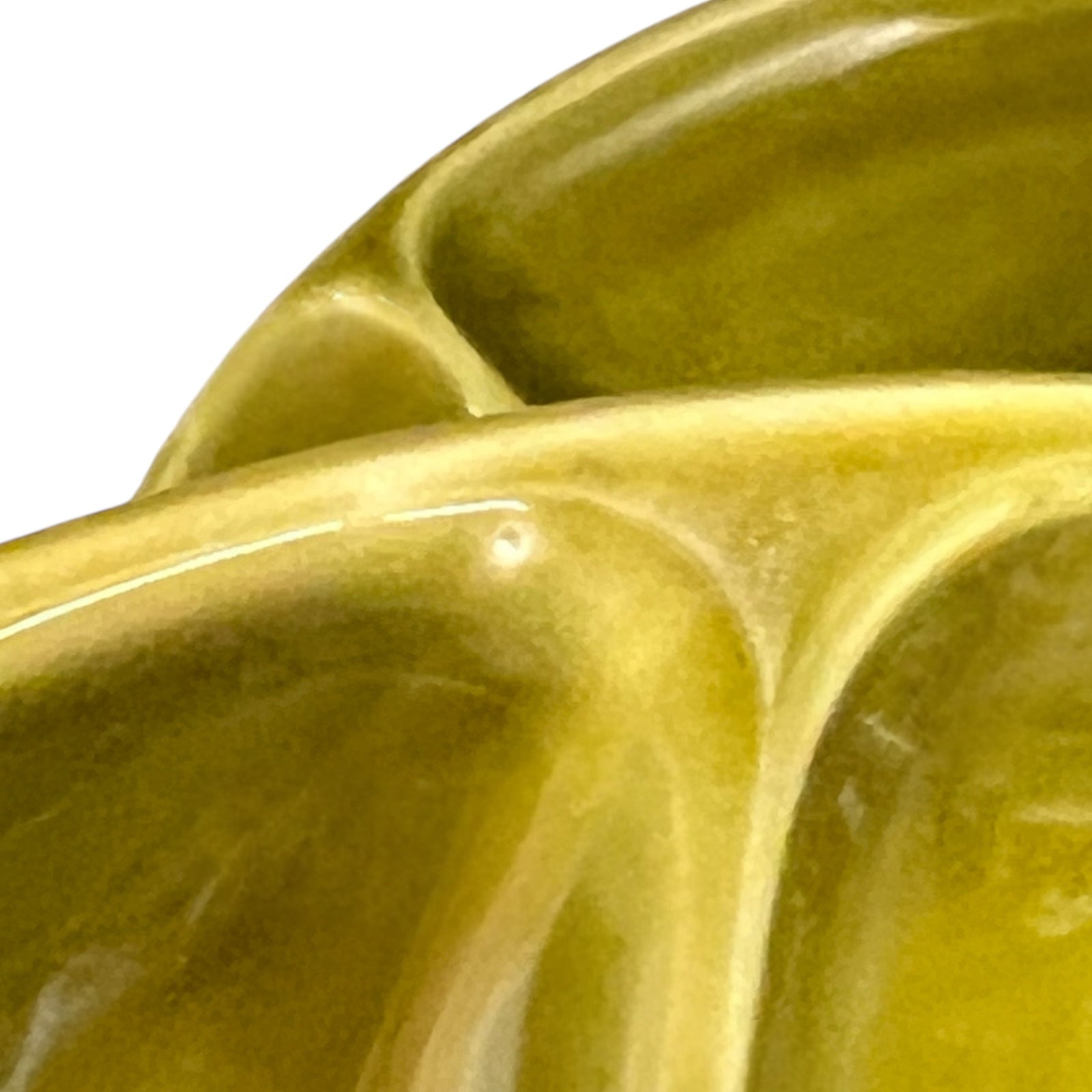 close up view on fondue plates