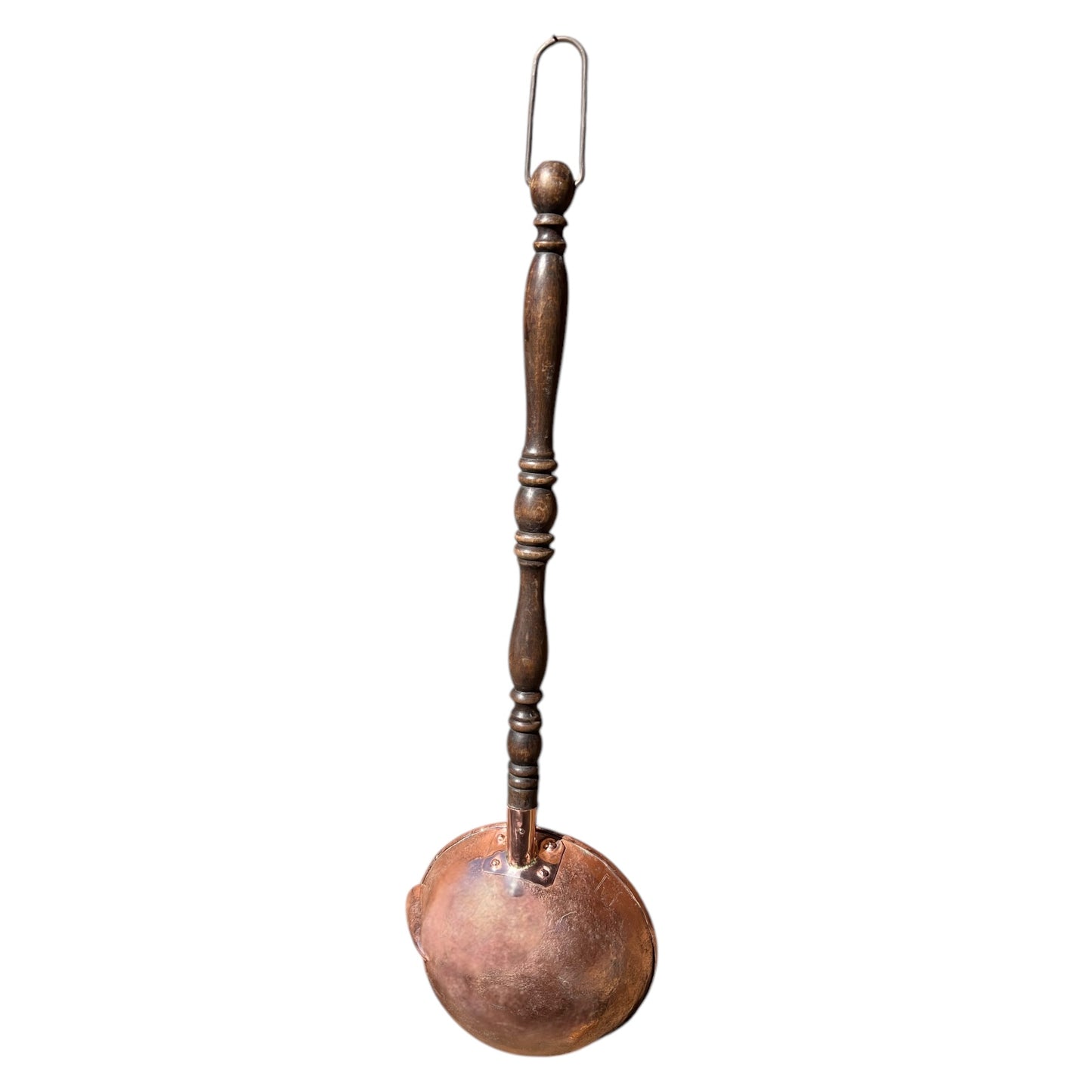 Very Long Handled Vintage Copper Ladle, Antique French Copper, 70cm Long