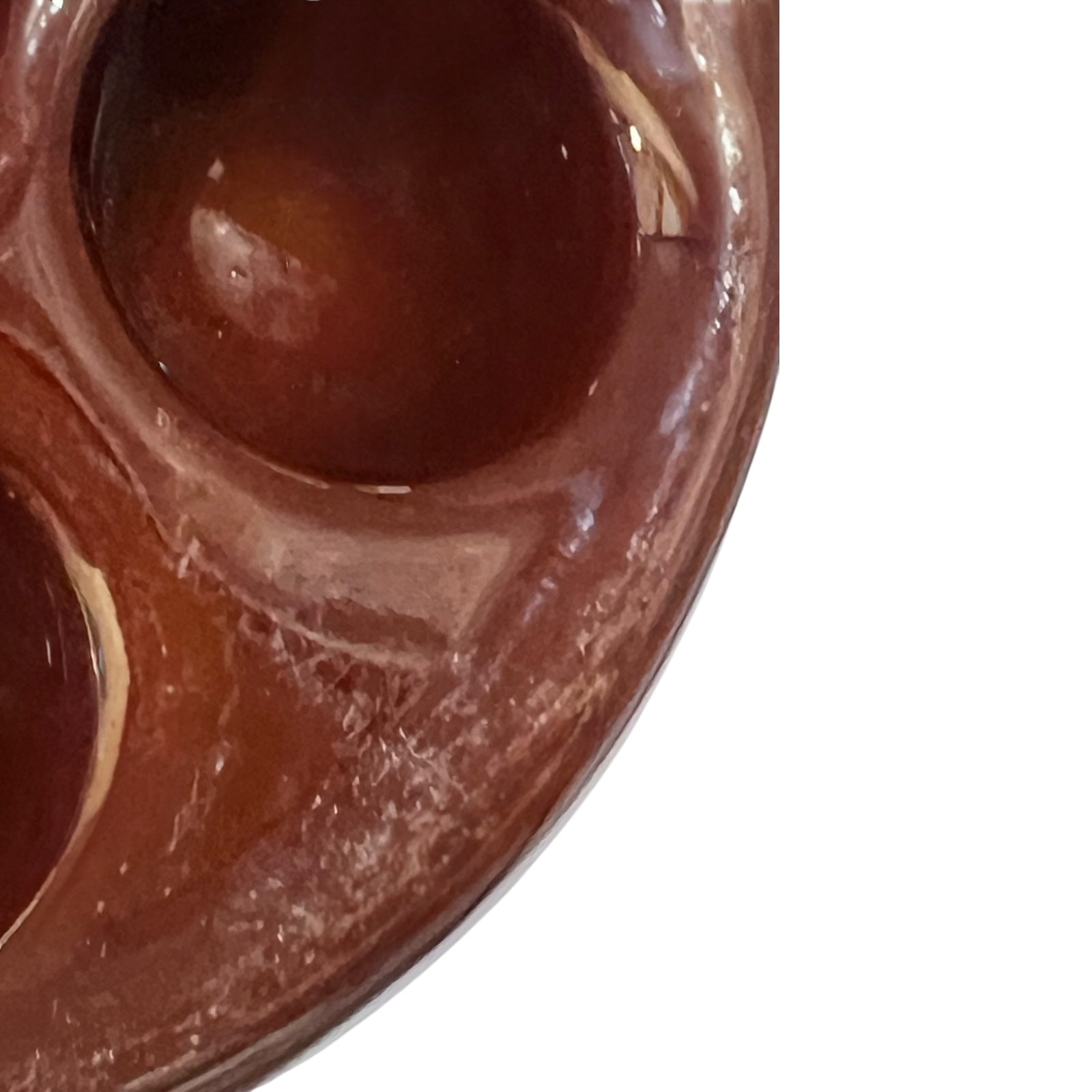 close up of escargots plate