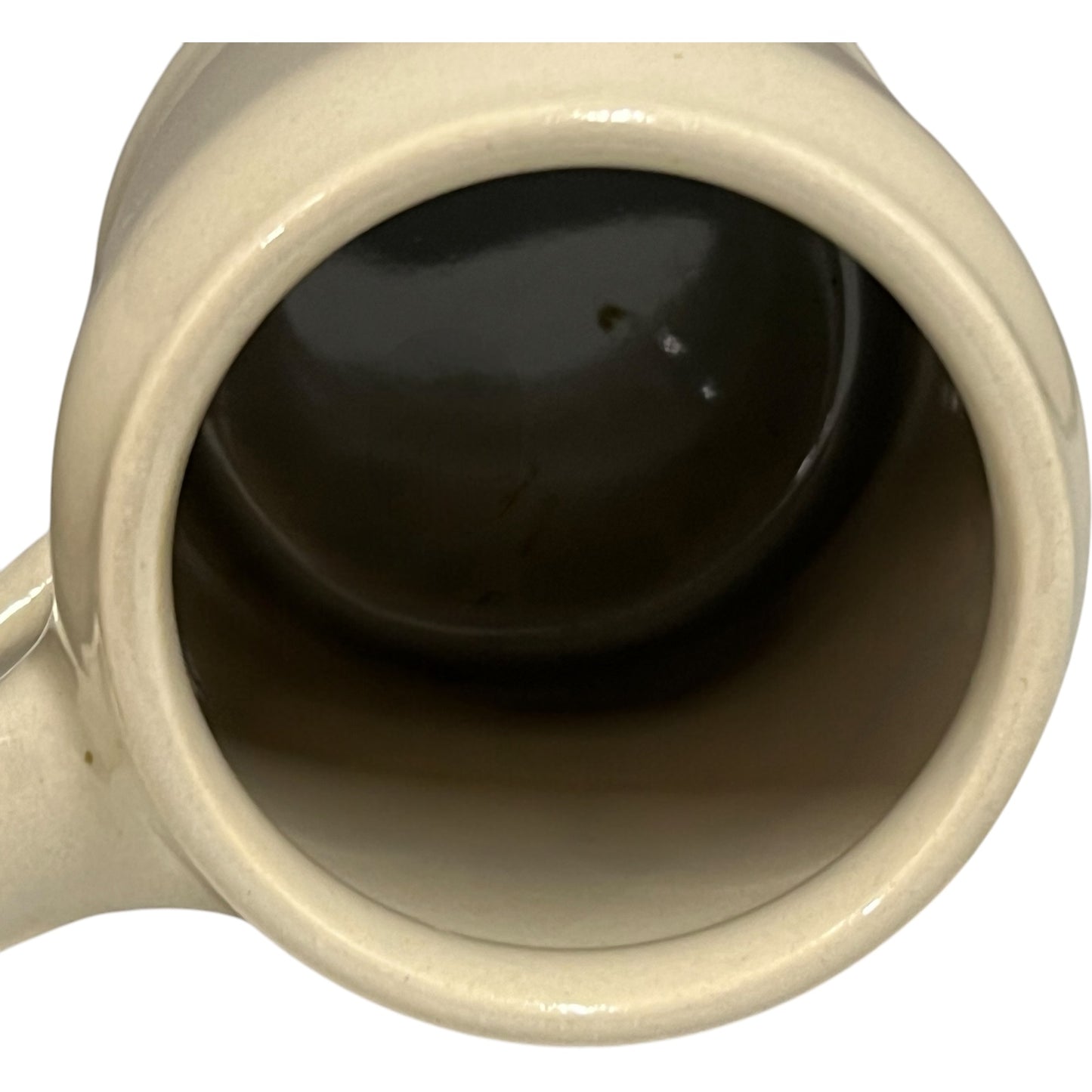 inside view of a Belgian beer stein