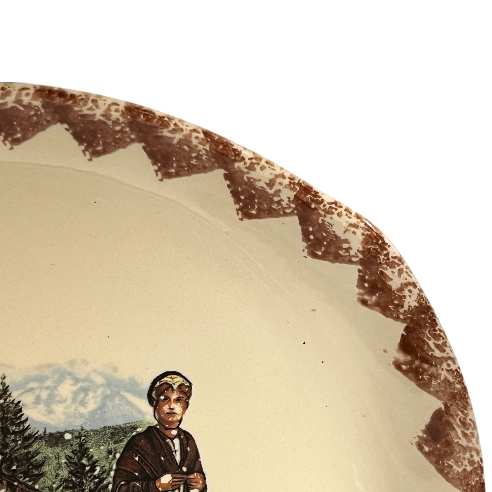 detail view of regional French plate