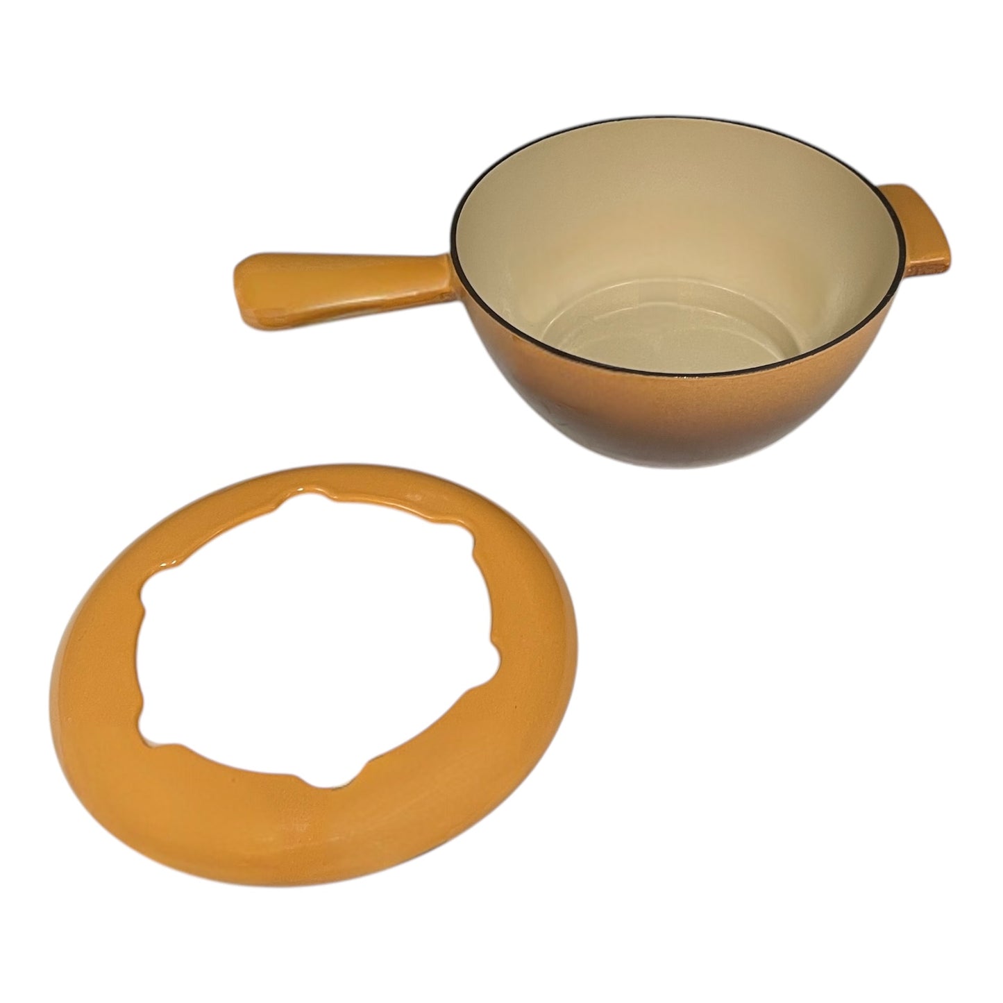 Le Creuset fondue pot