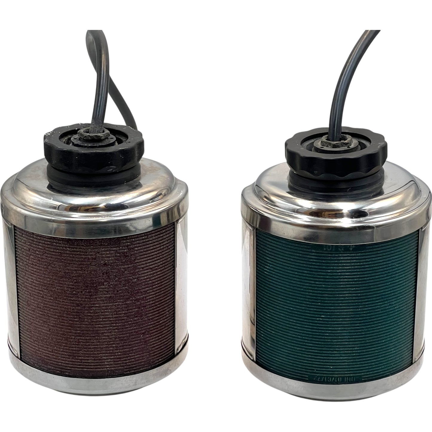 Pair of Rare Classic Boat Yacht AQUA SIGNAL 50 Series Signal Navigation Lights
