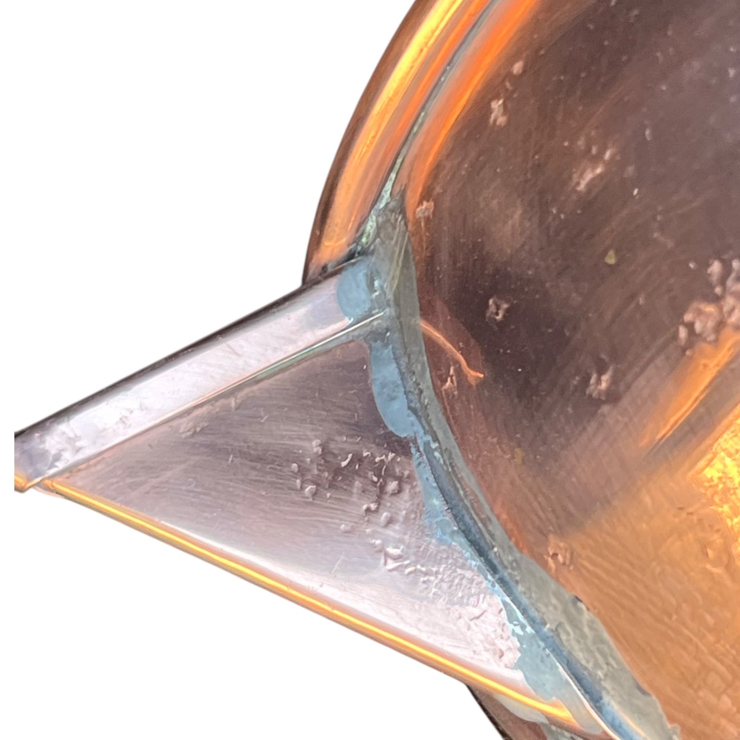 pouring spout of copper ladle