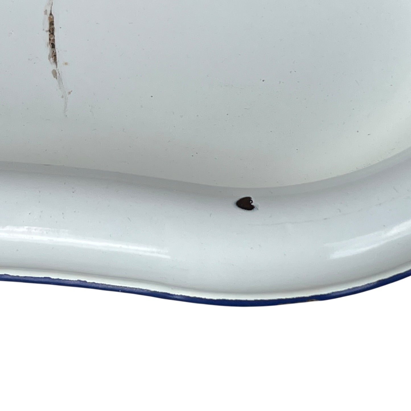 close up detail of vintage baby bath