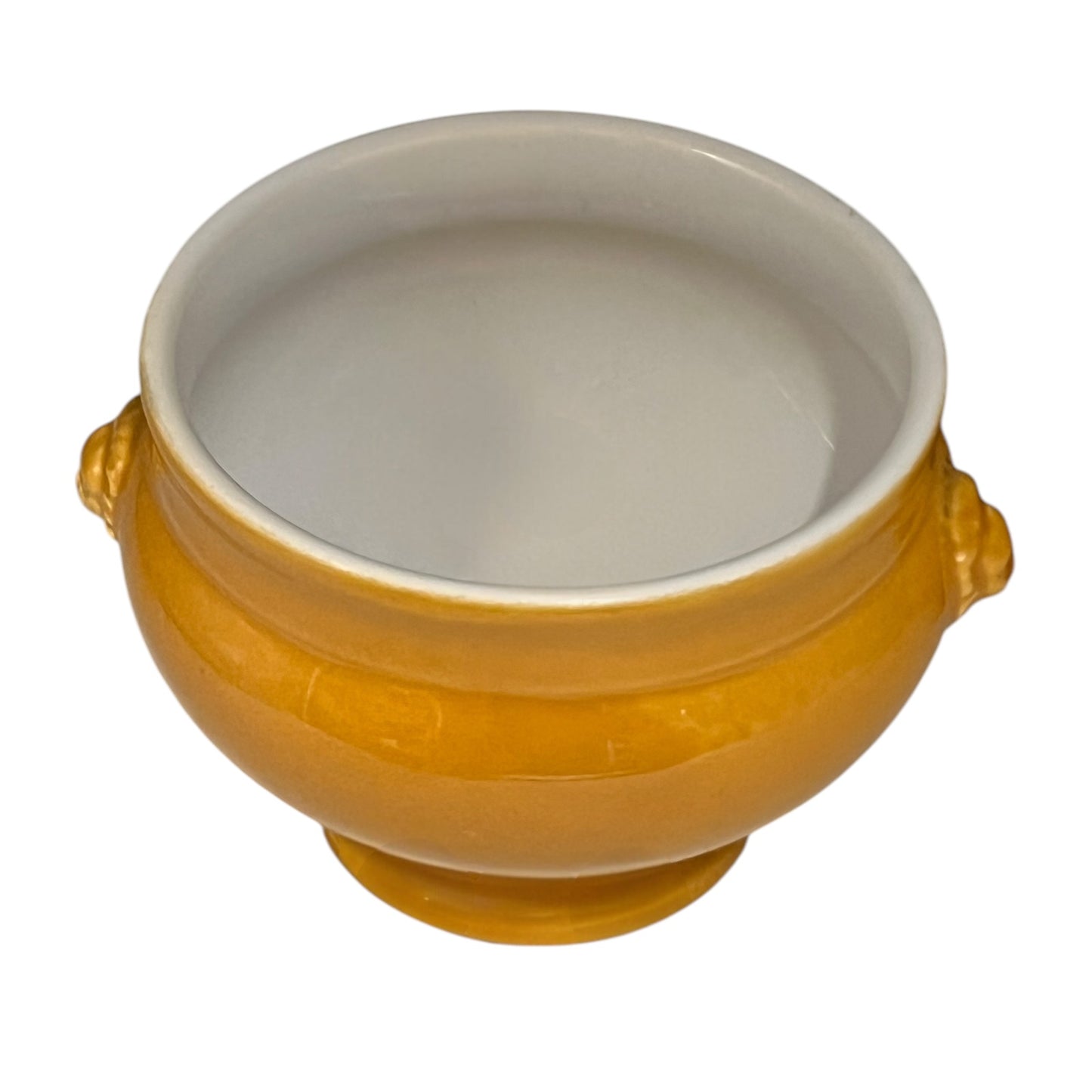 close up inside view of soup Bowls