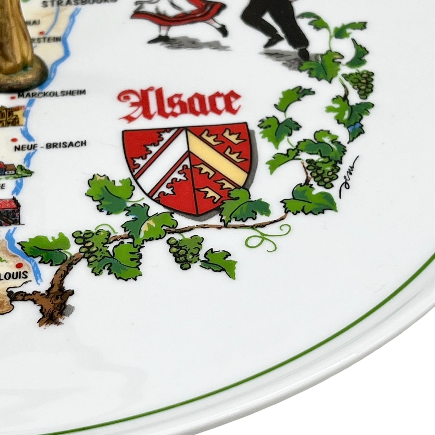 French shabby chic ceramic cheese tray cheeseboard