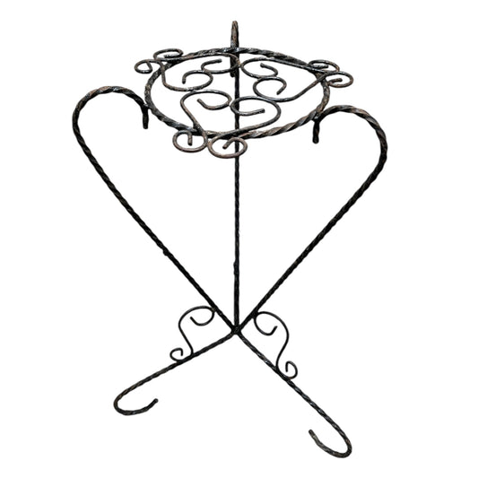 Vintage Retro Mid Century 50s 60s, French Wrought Iron Pot Plant Stand