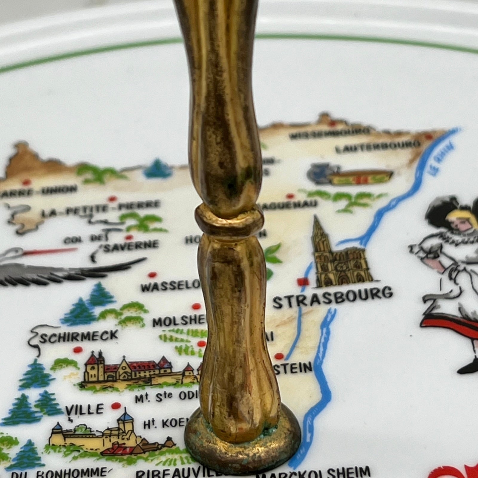 French shabby chic ceramic cheese tray cheeseboard