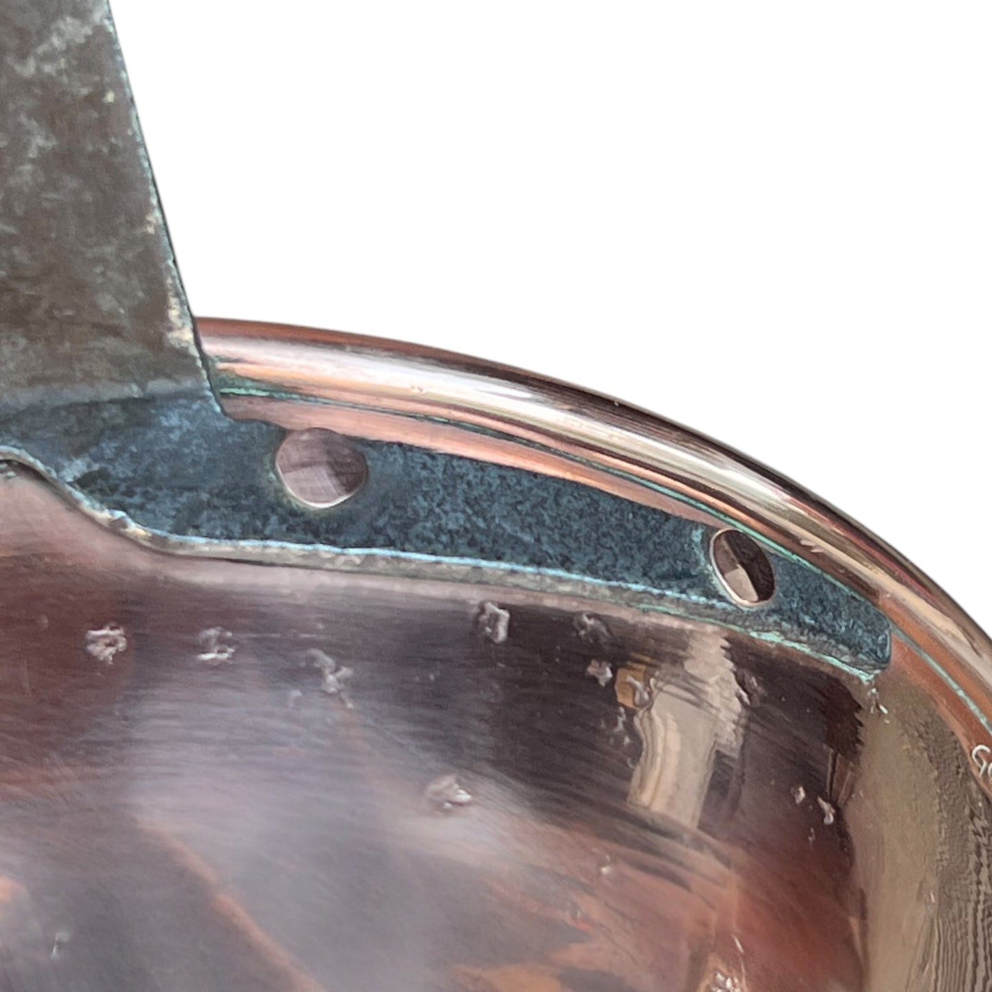 handle of copper ladle