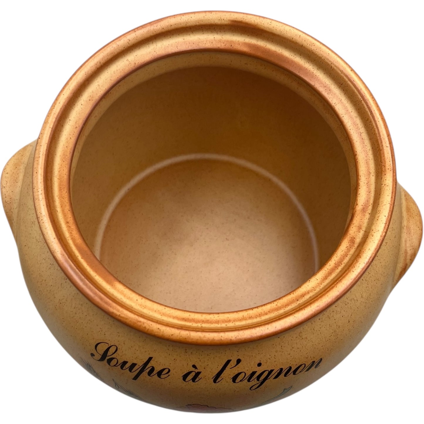 Vintage French Onion Soup Tureen – 3L Ceramic Crock with Lid | Rustic Country Kitchen