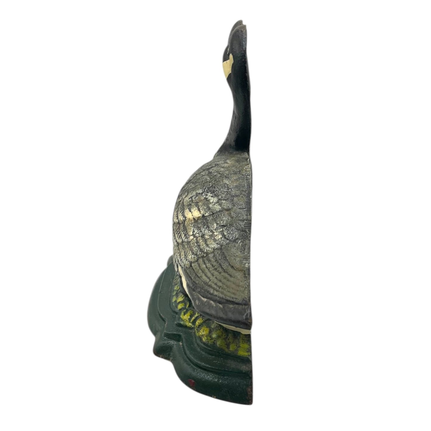 side view of duck doorstop