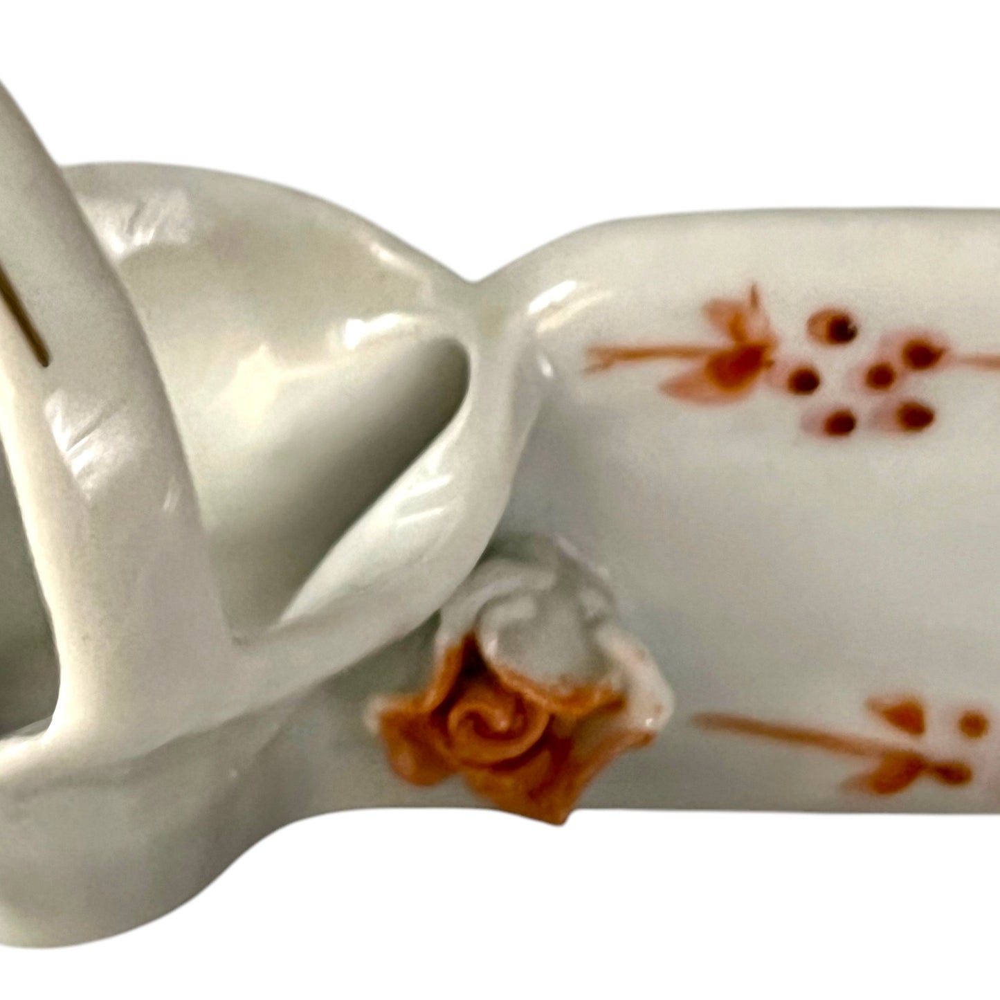 close up view of Porcelain Wedding Place Settings