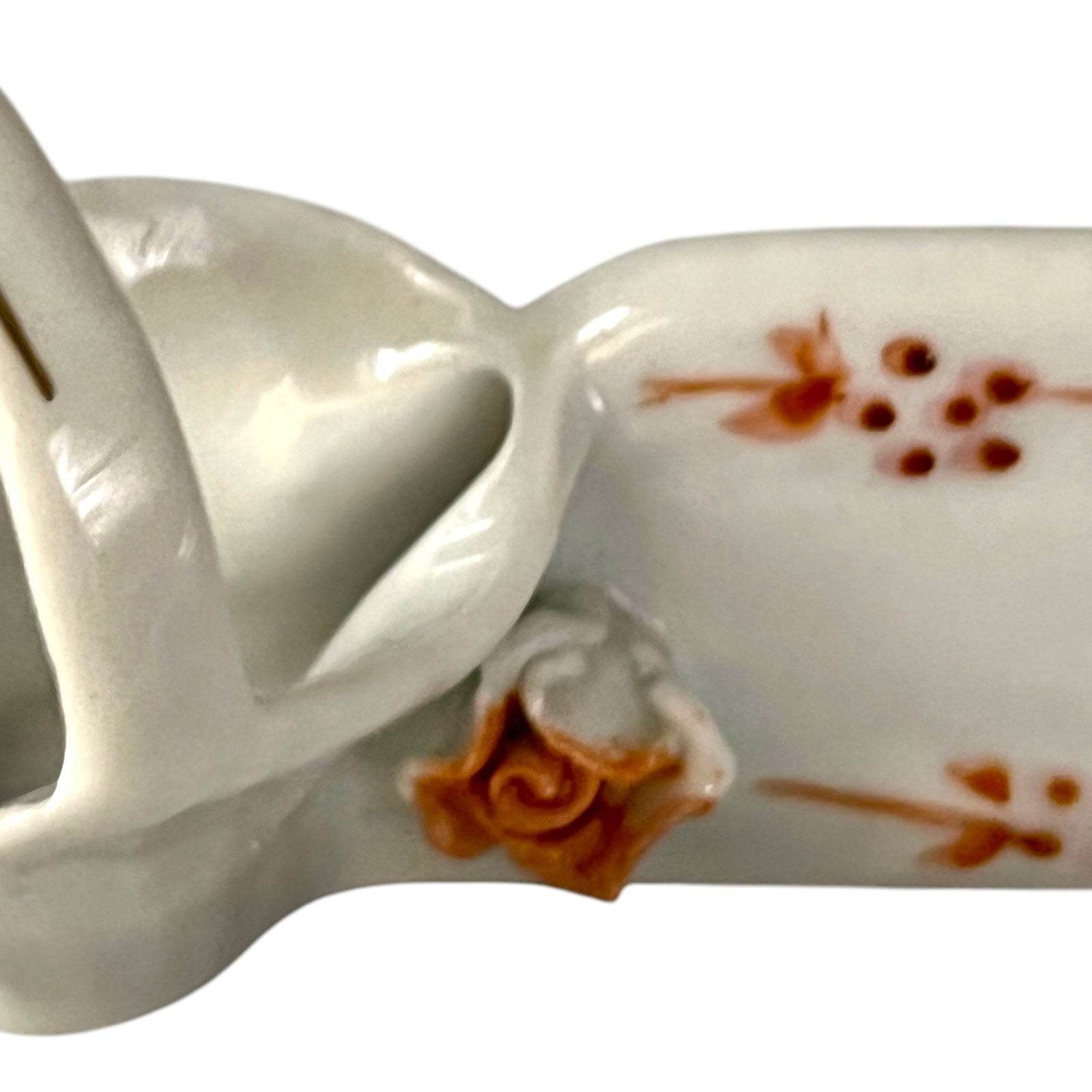 close up view of Porcelain Wedding Place Settings