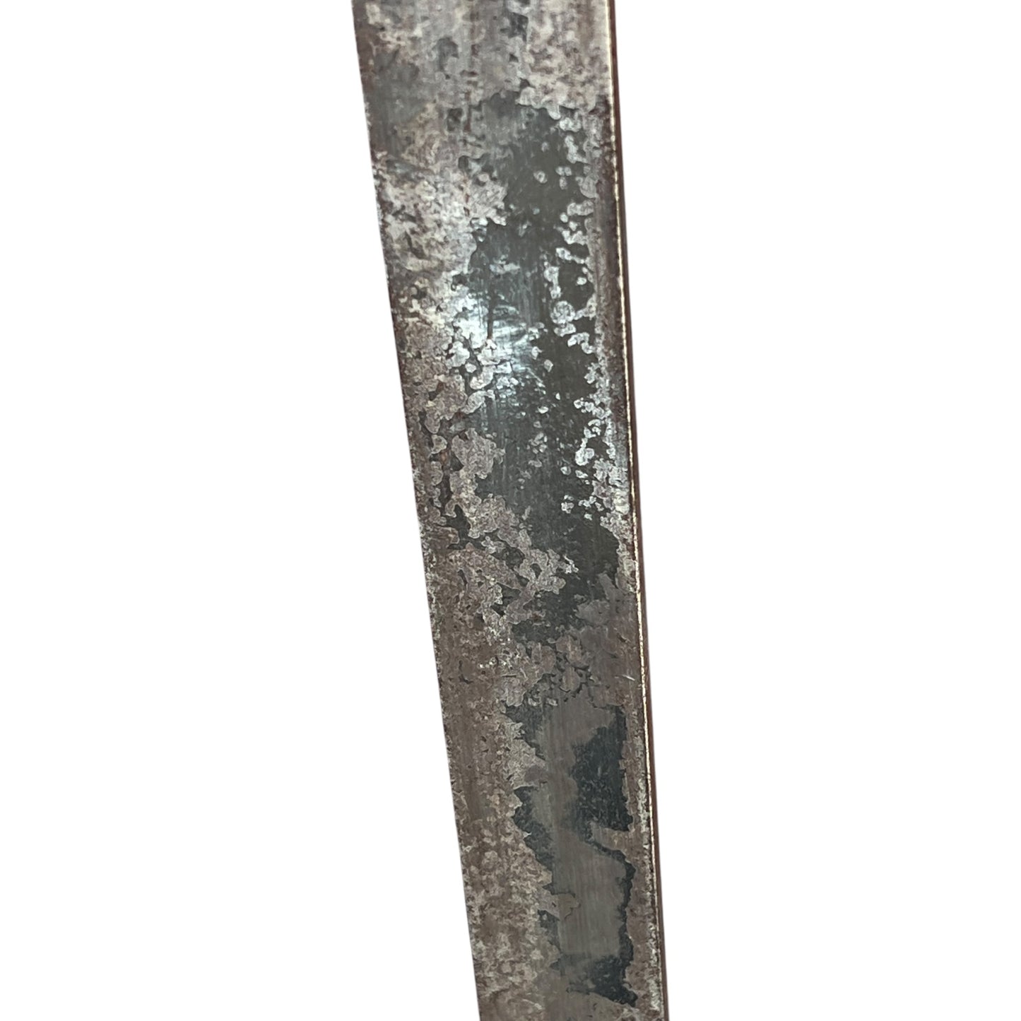 iron handle of copper pan