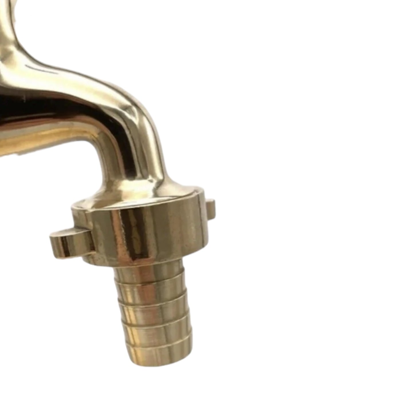 Pair of copper and brass wall mounted taps custom size made to measure