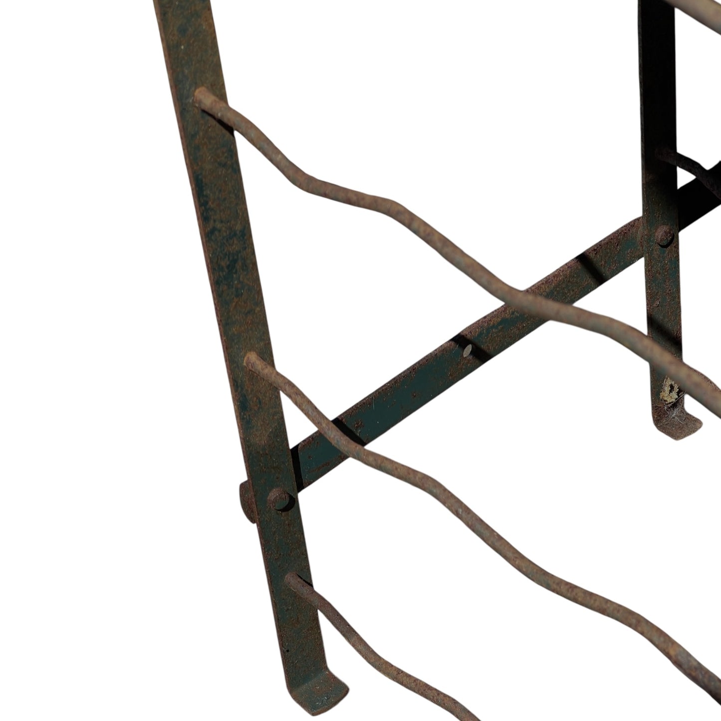 close up image of French wine rack
