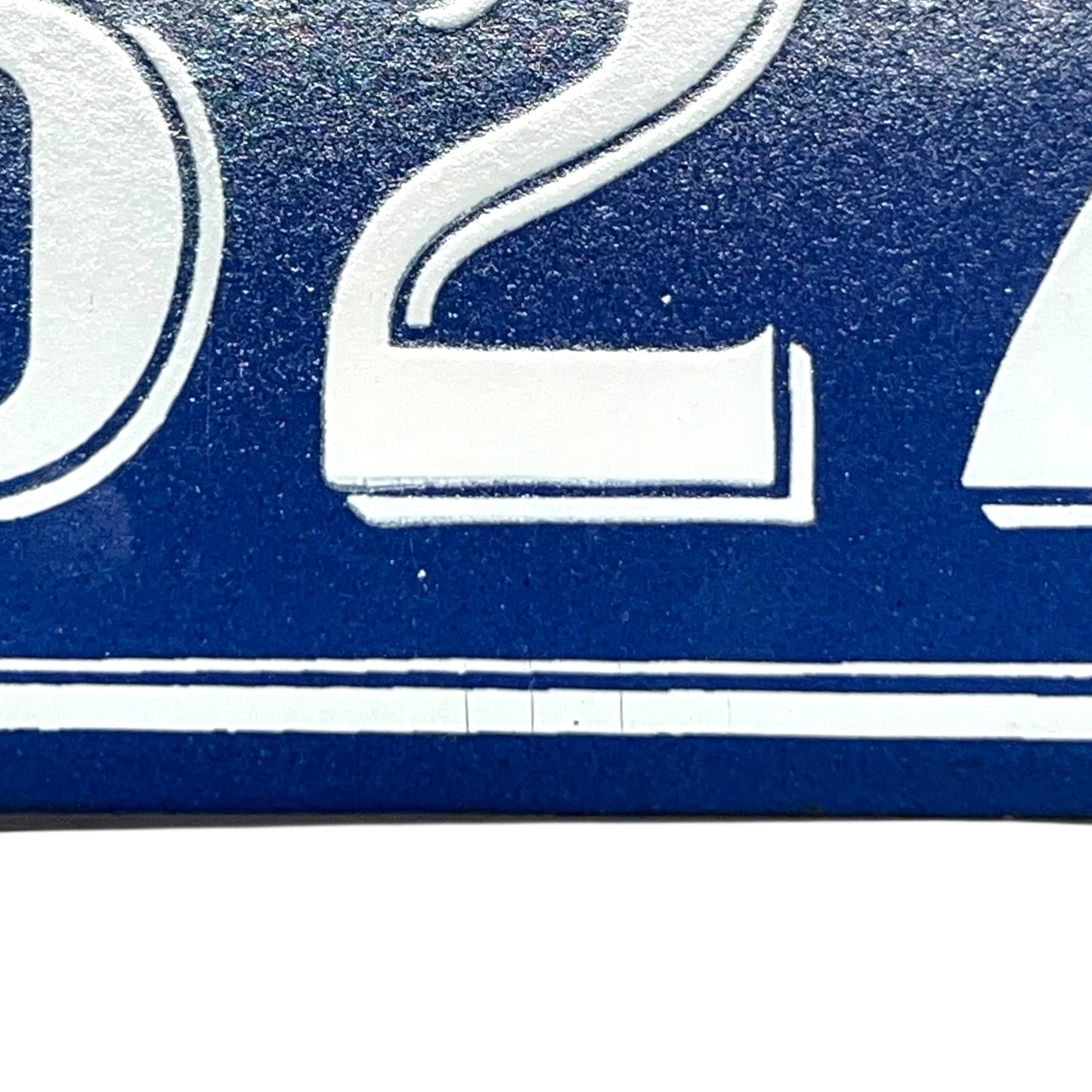 close up of French door number