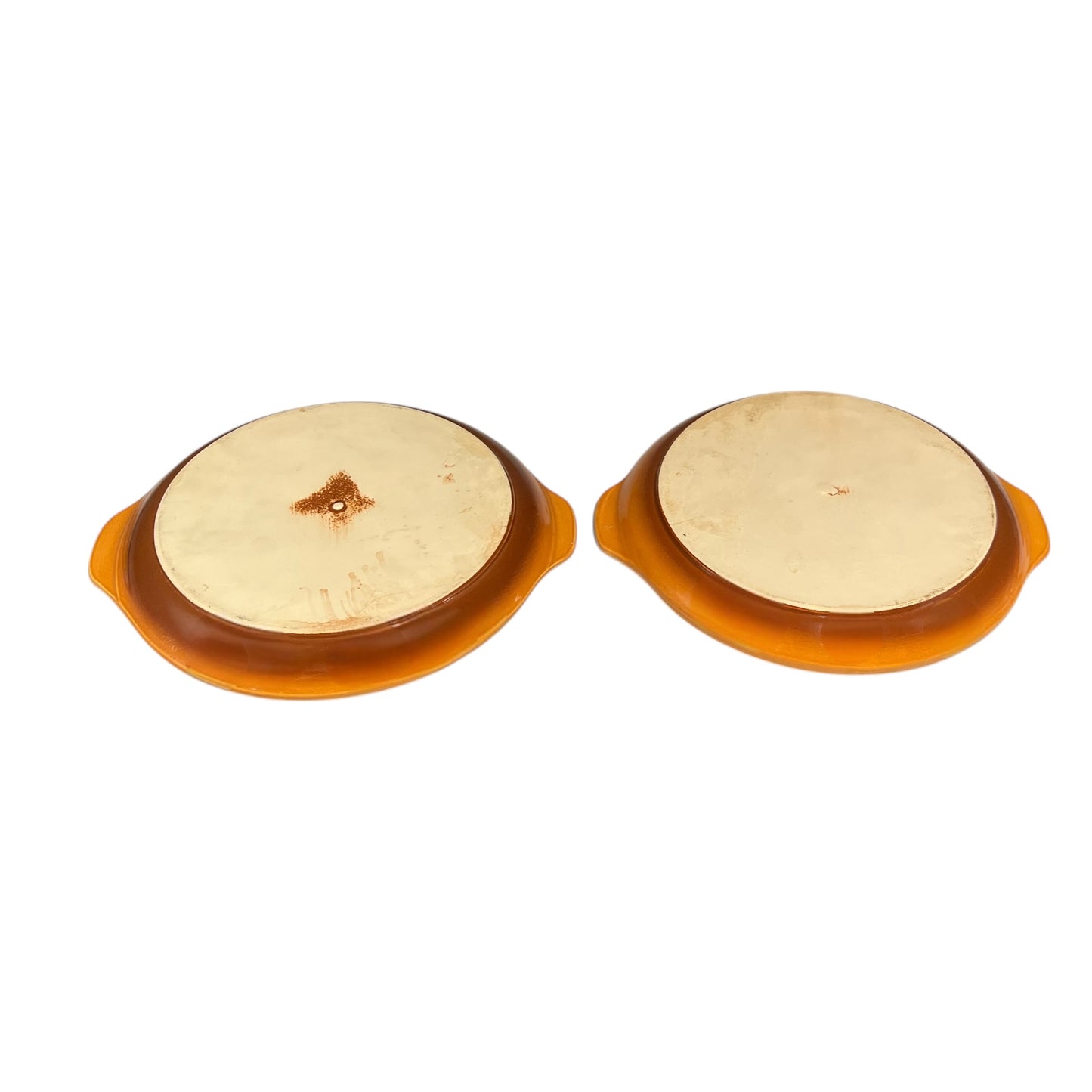base view of French Rustic Ceramic Escargot Dishes