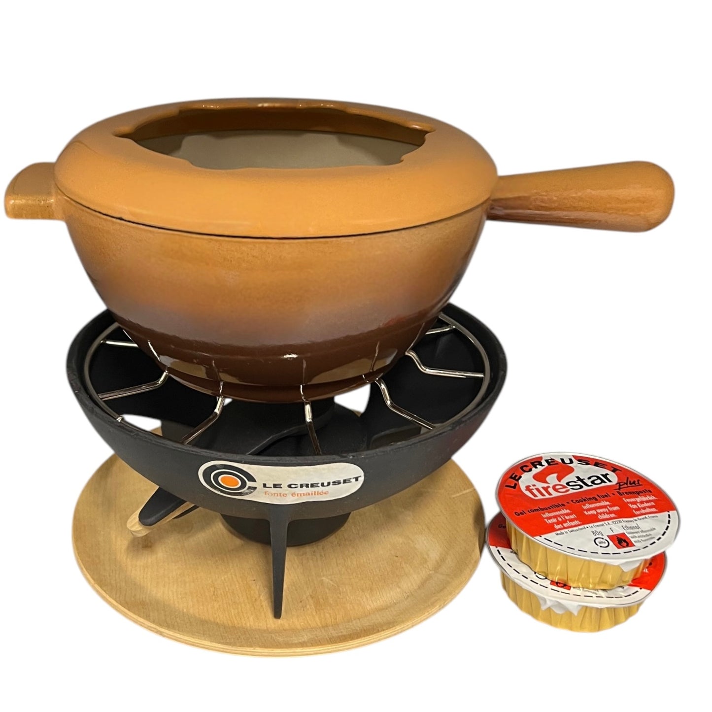 Le Creuset fondue set