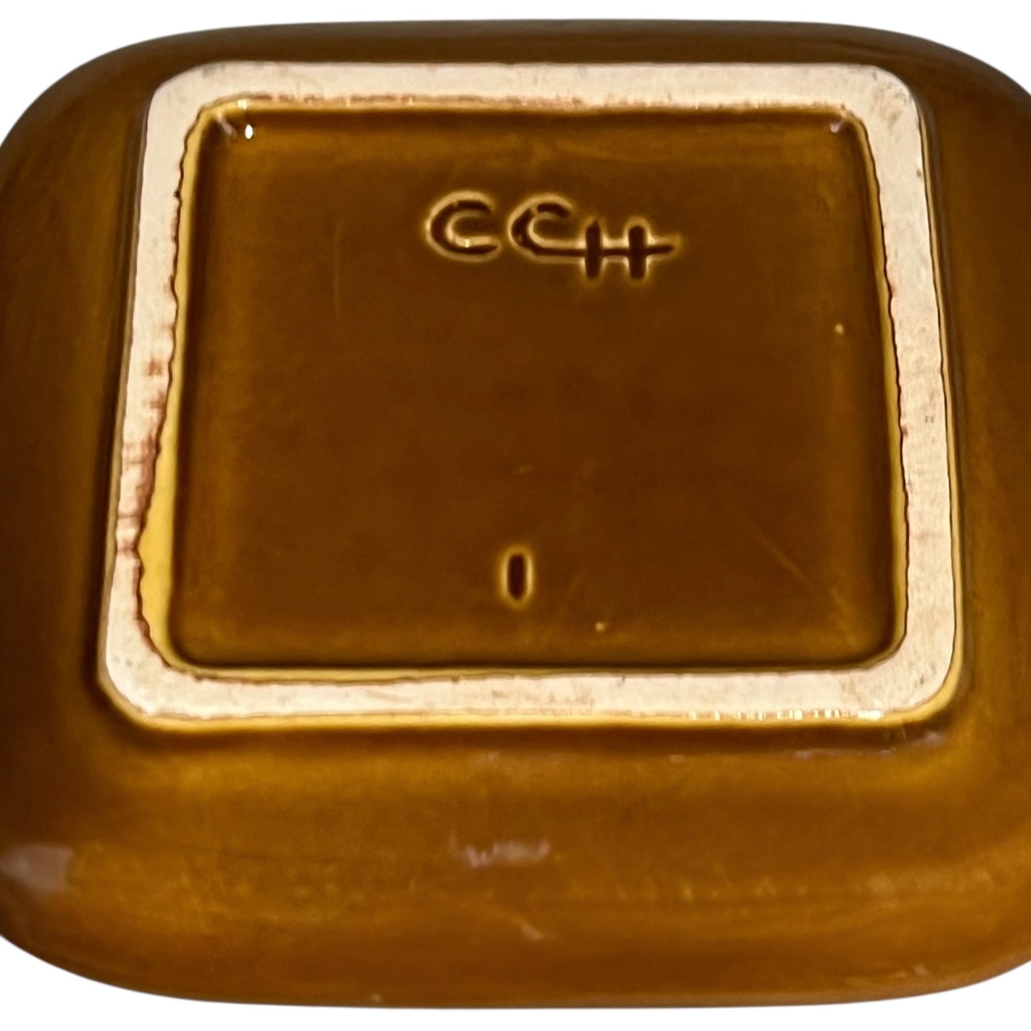 back of ceramic tray