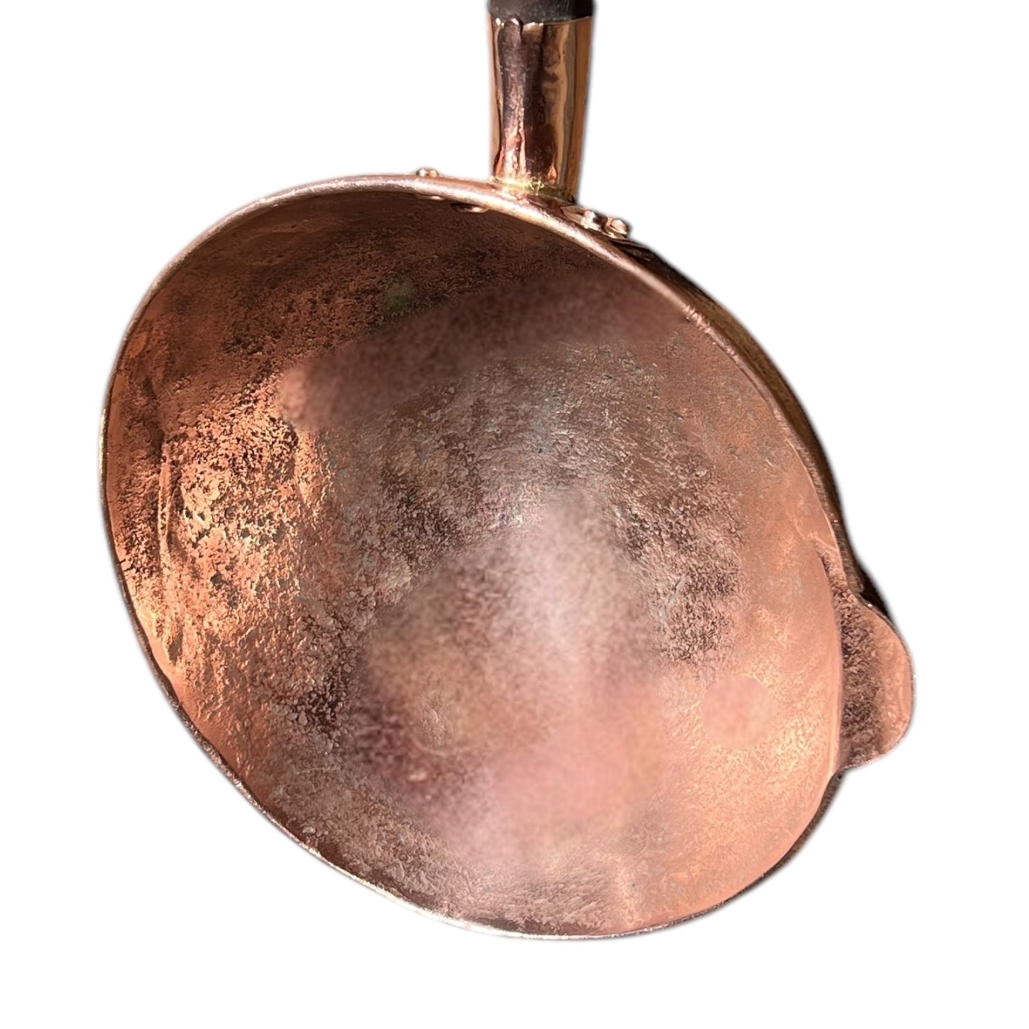 scoop section of copper ladle