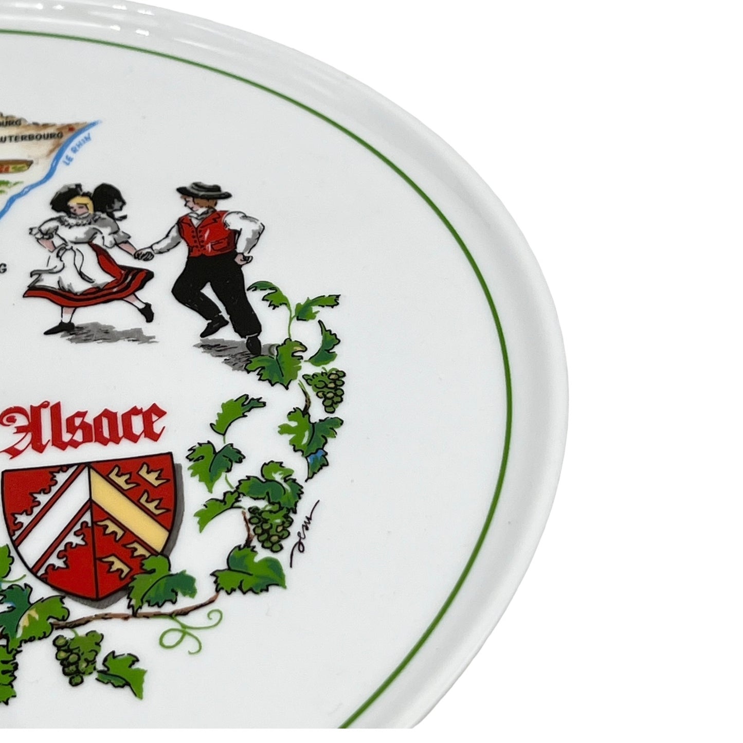 French shabby chic ceramic cheese tray cheeseboard