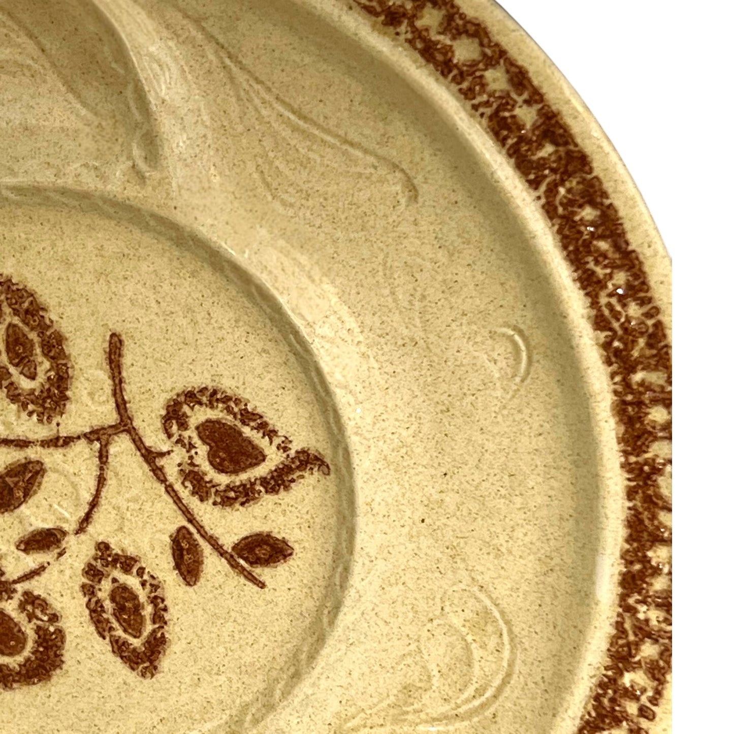 close up view of fondue plate