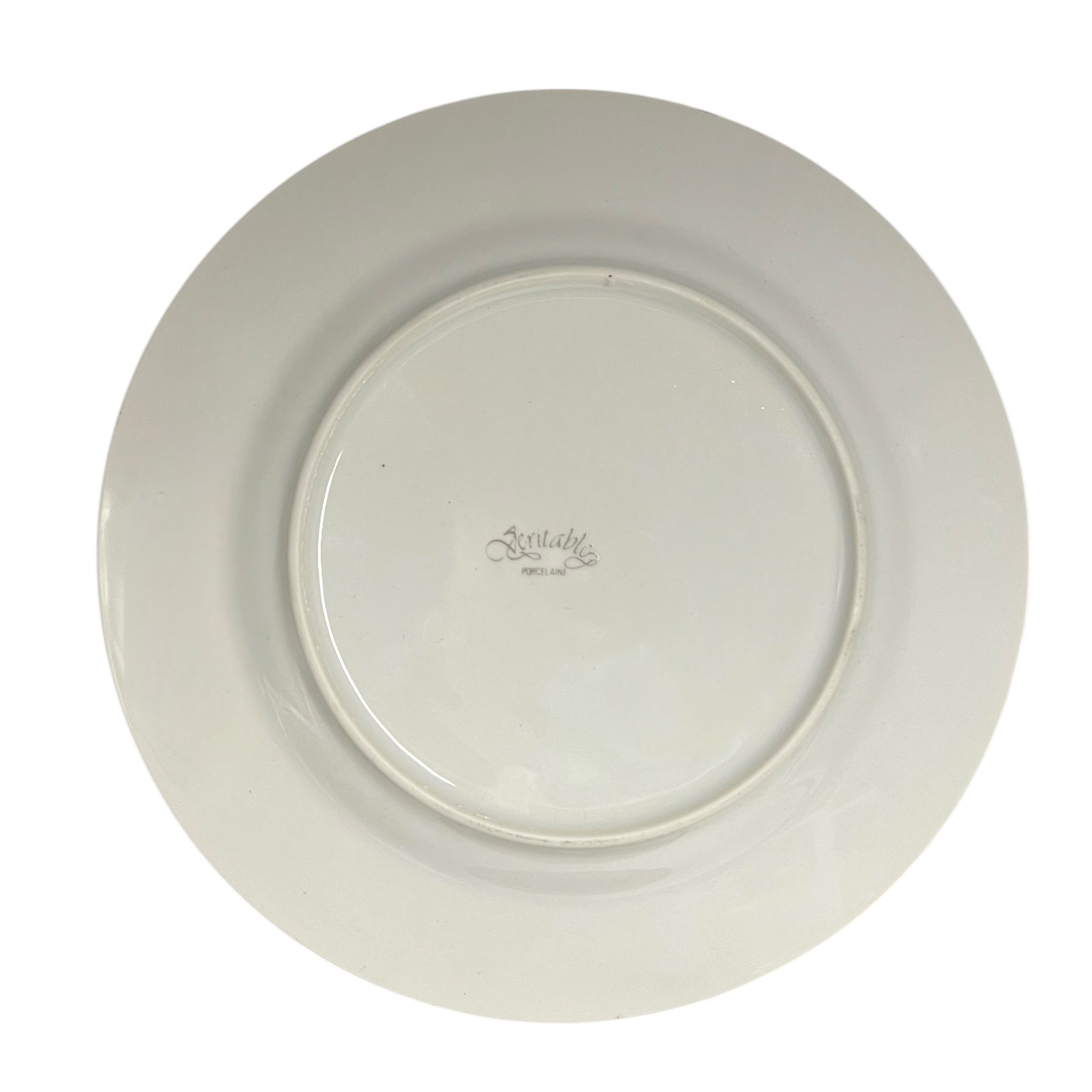 French Cheese Plates, Set of 6 with French Porcelain Les Fromages Plates