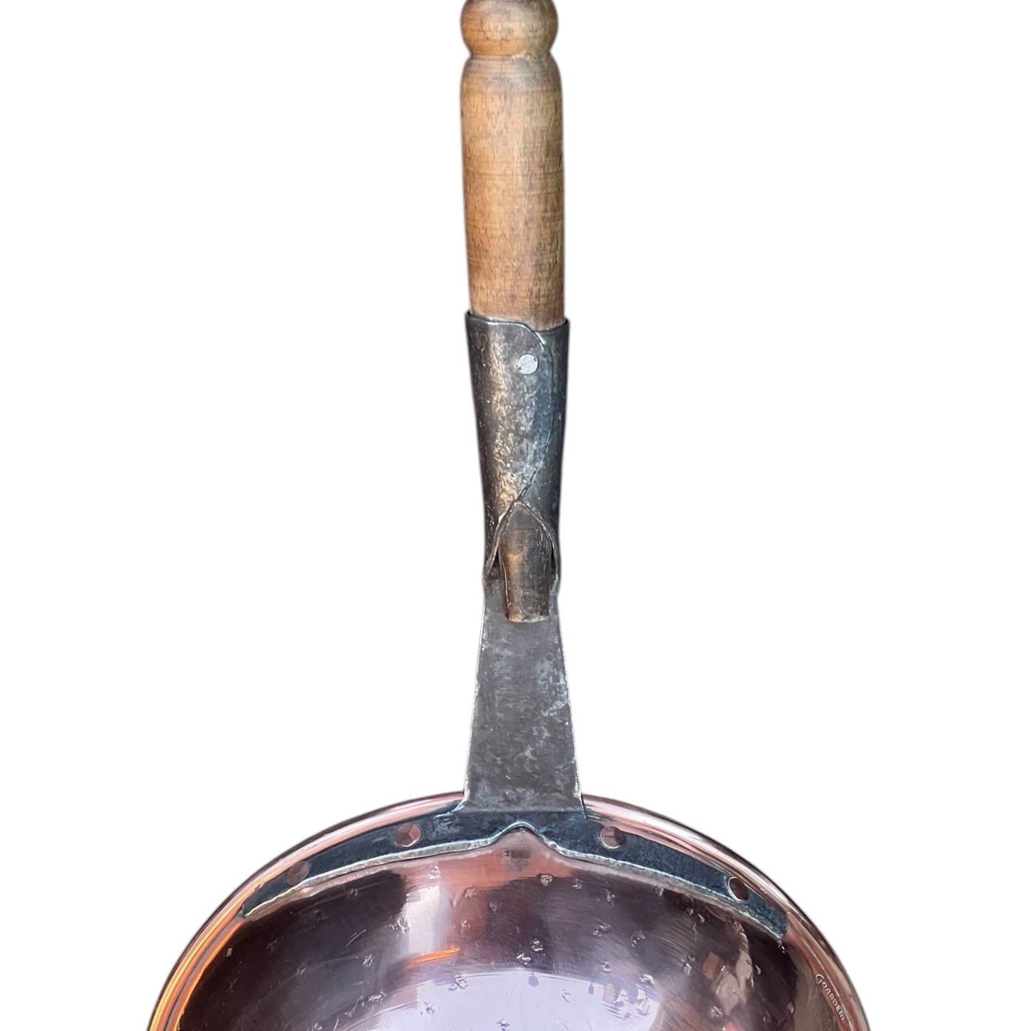 handle of copper ladle