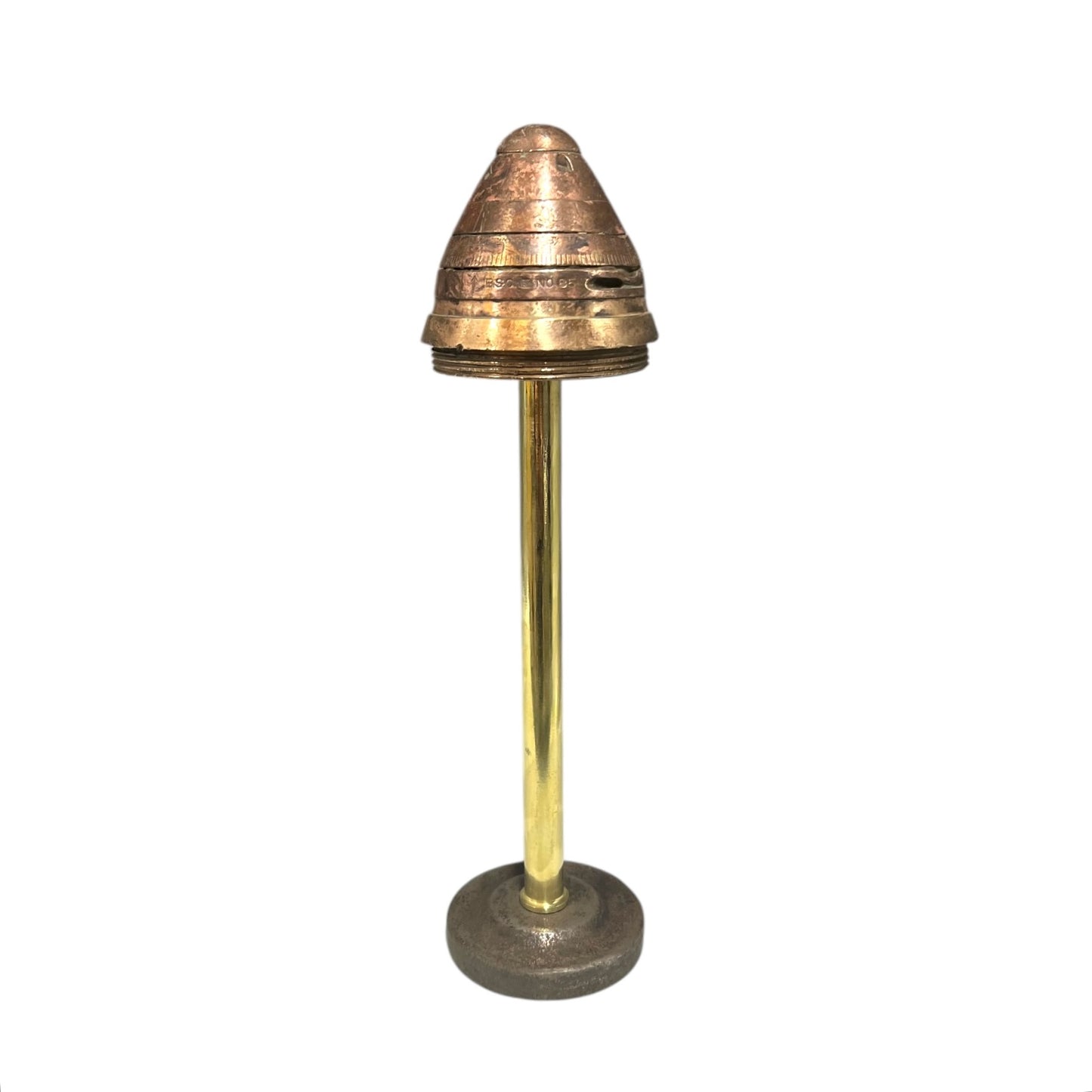 WW1 Brass 18 Pounder Internals including inert Artillery Fuse 85 (D4)