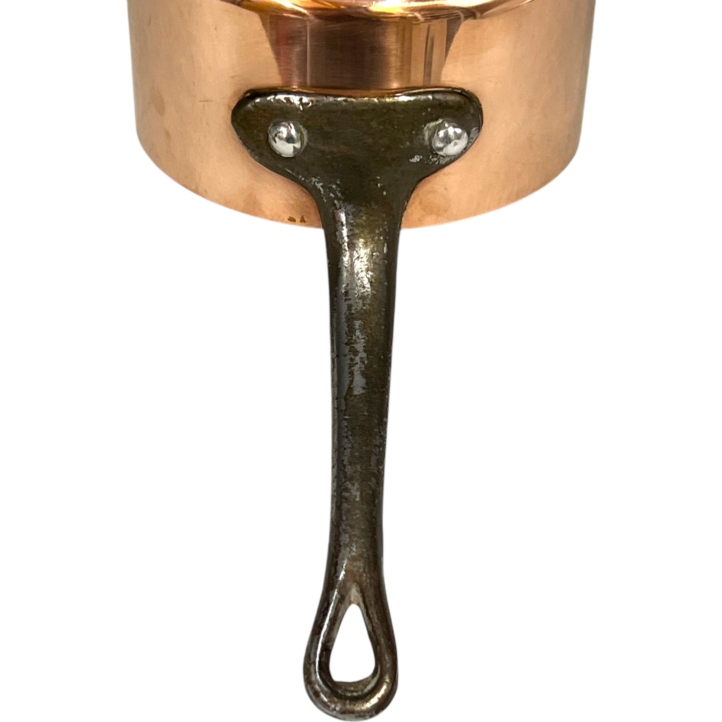 Small French Copper Pan, 10cm Vintage Copper Pot ideal as a side dish pot for sale
