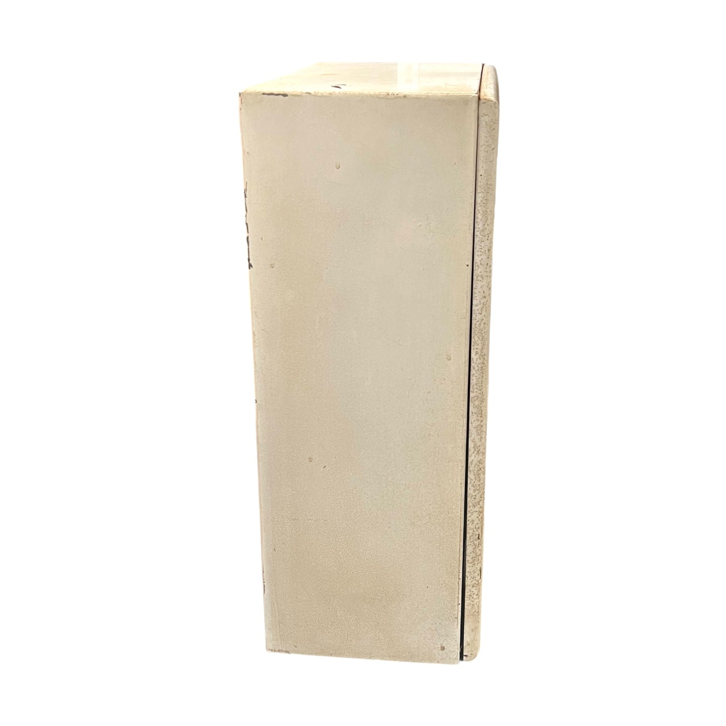Close-up of a bathroom cabinet.