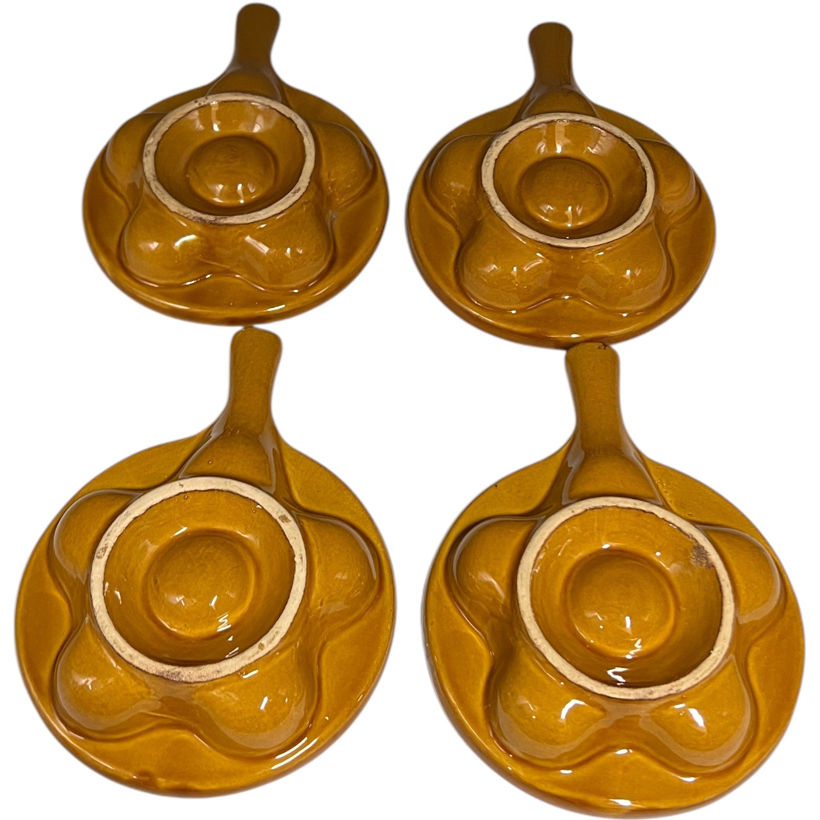 underside view of Vintage Snail Pots Plates