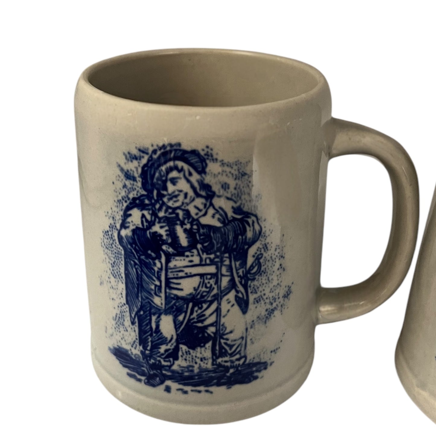 close up view of beer stein