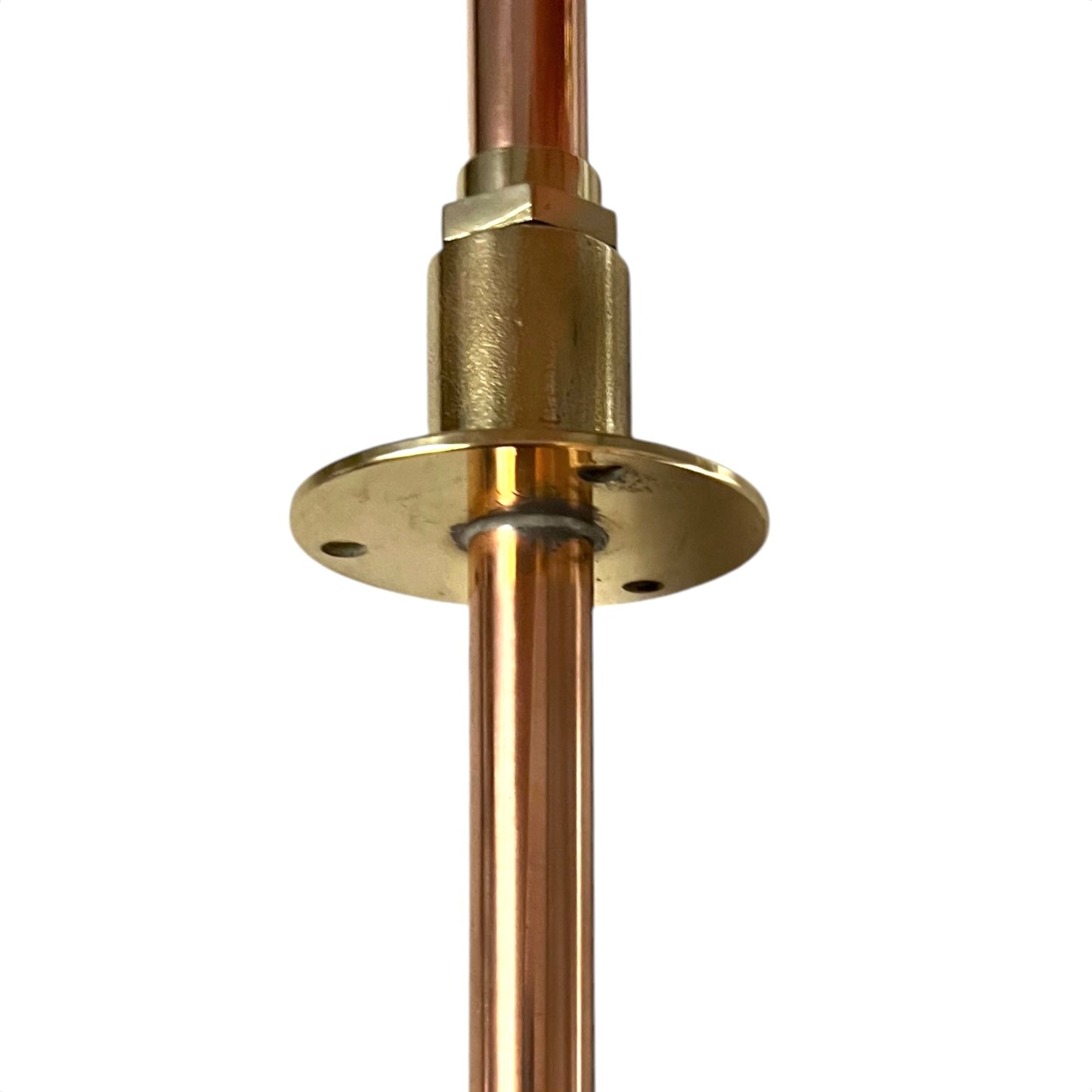 Traditional Brass and Copper Basin Tap, Copper Bathroom or Kitchen Tap (T60)