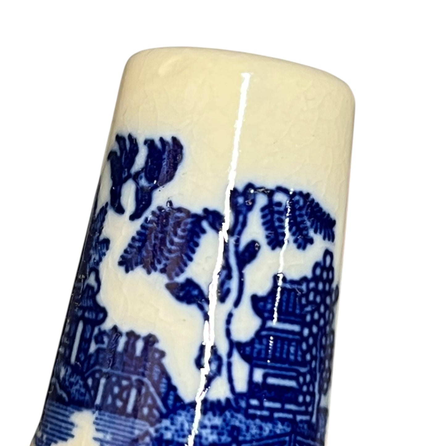 close up of retro salt pot