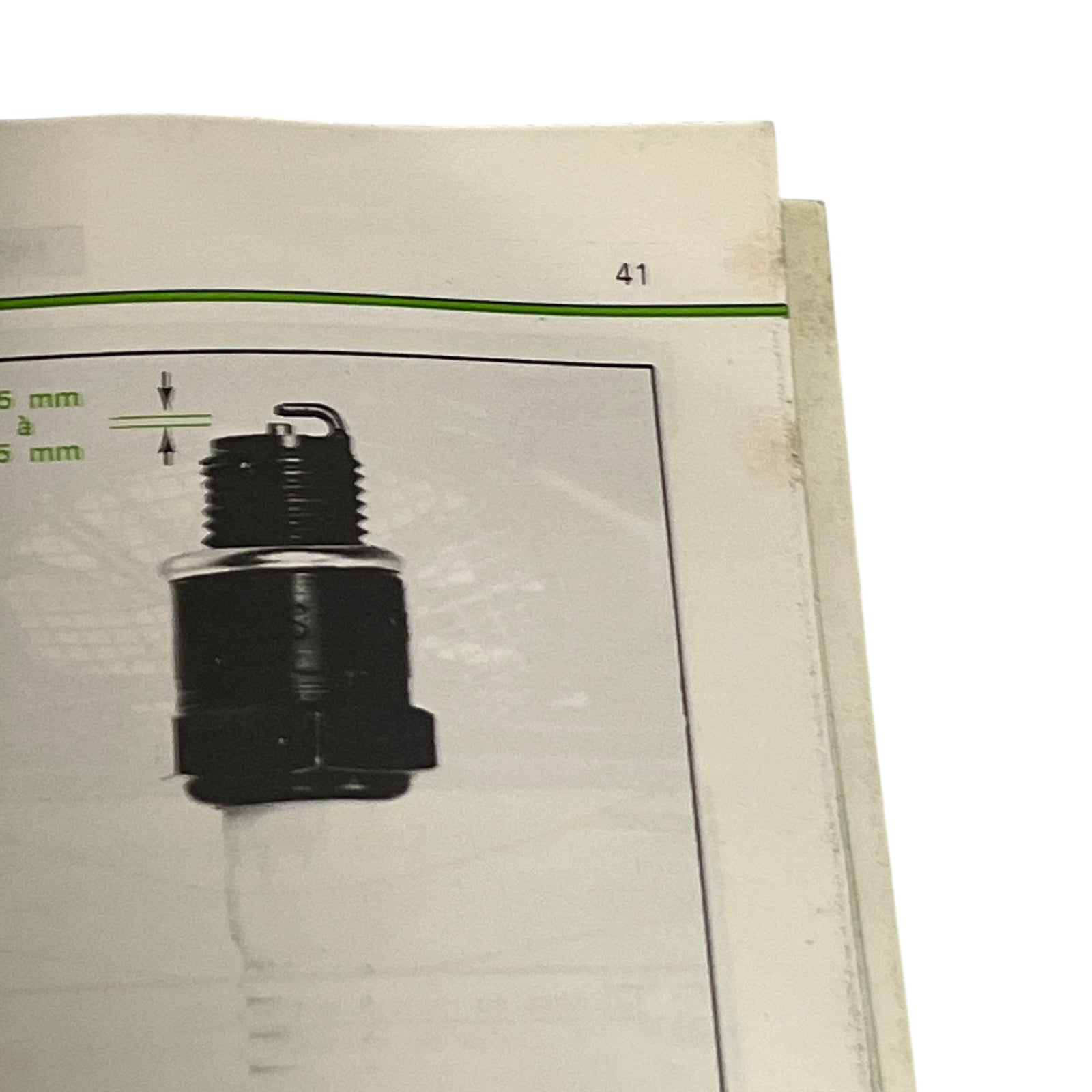 close image of service manual