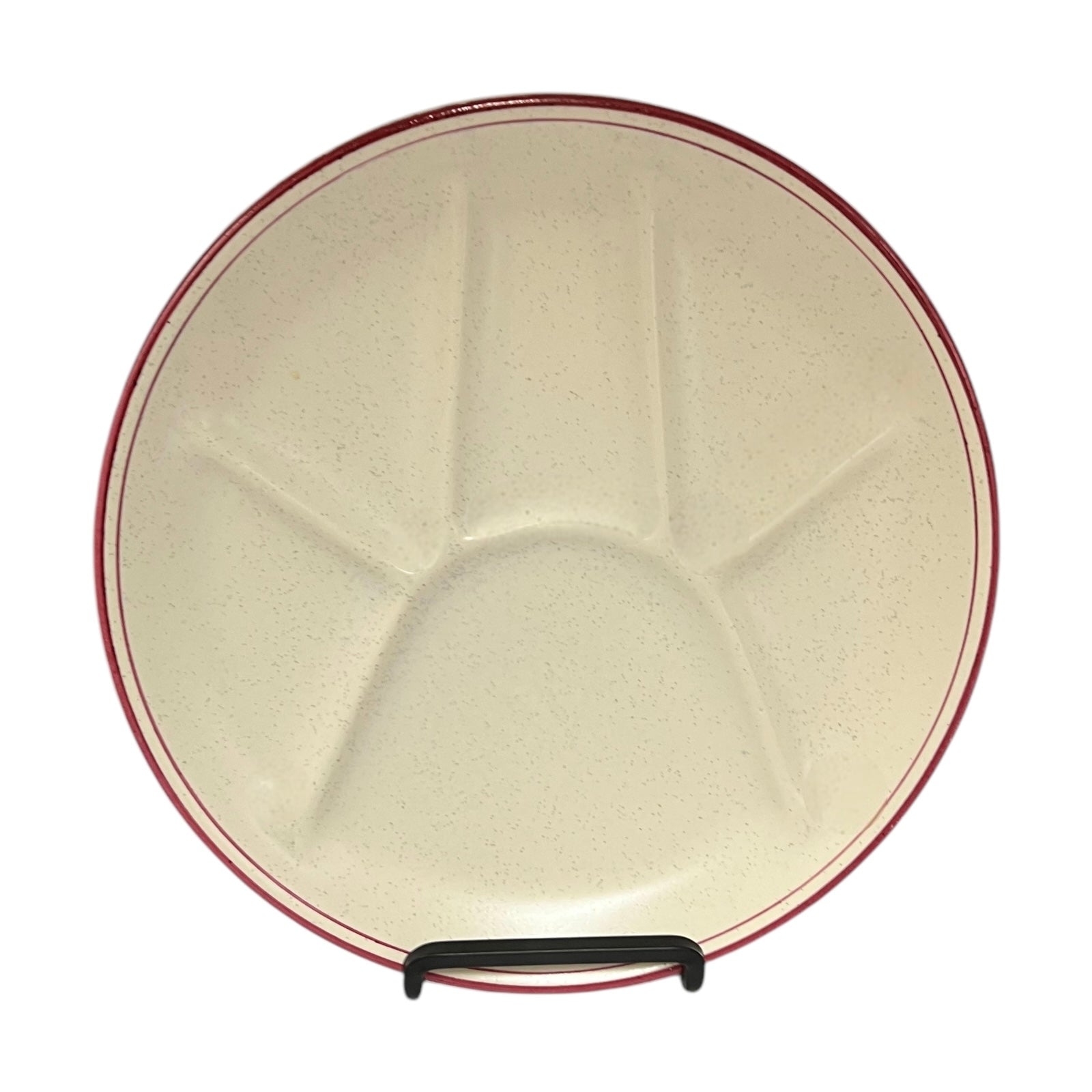close up view of French Vintage Fondue Plates