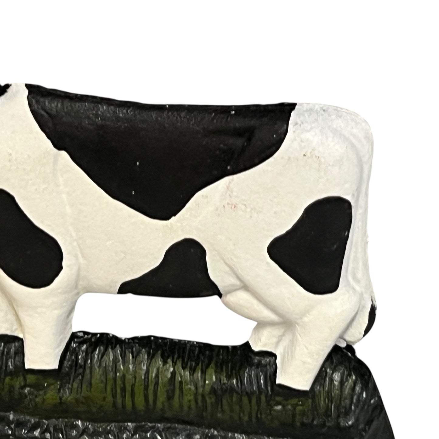 French Cast Iron Cow Door Stop – Shabby Chic Farmhouse Door Wedge Doorstop