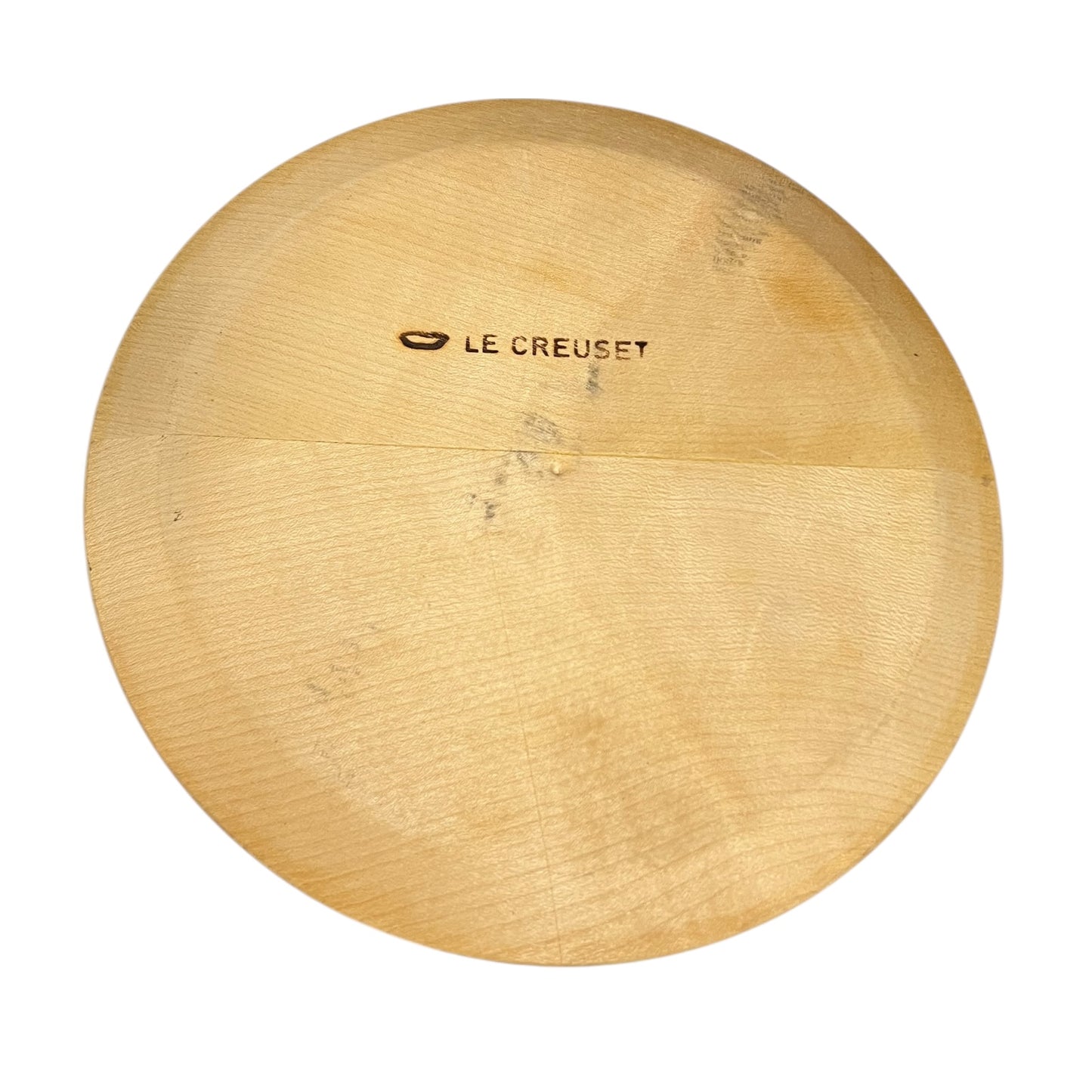 Le Creuset fondue wooden tray