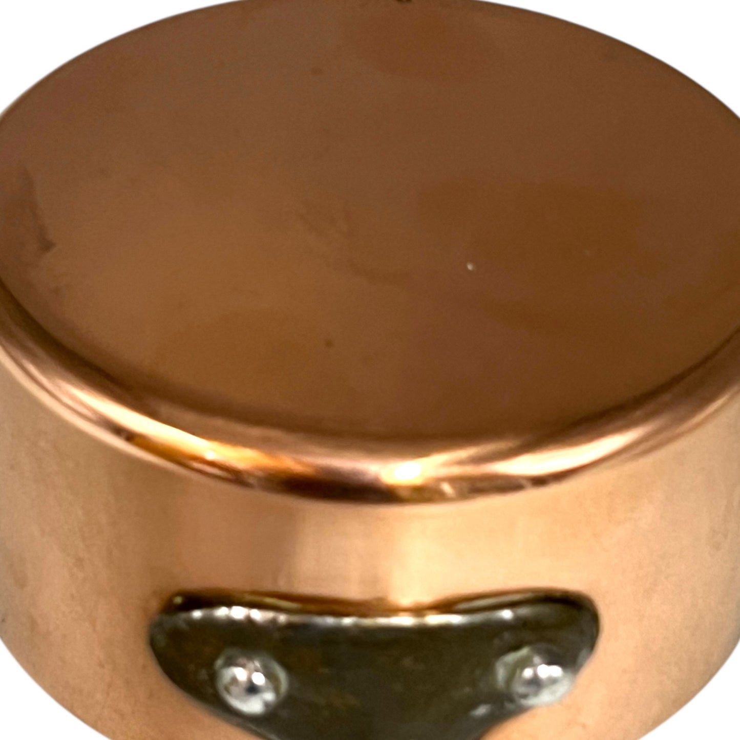 Small French Copper Pan, 10cm Vintage Copper Pot ideal as a side dish pot for sale