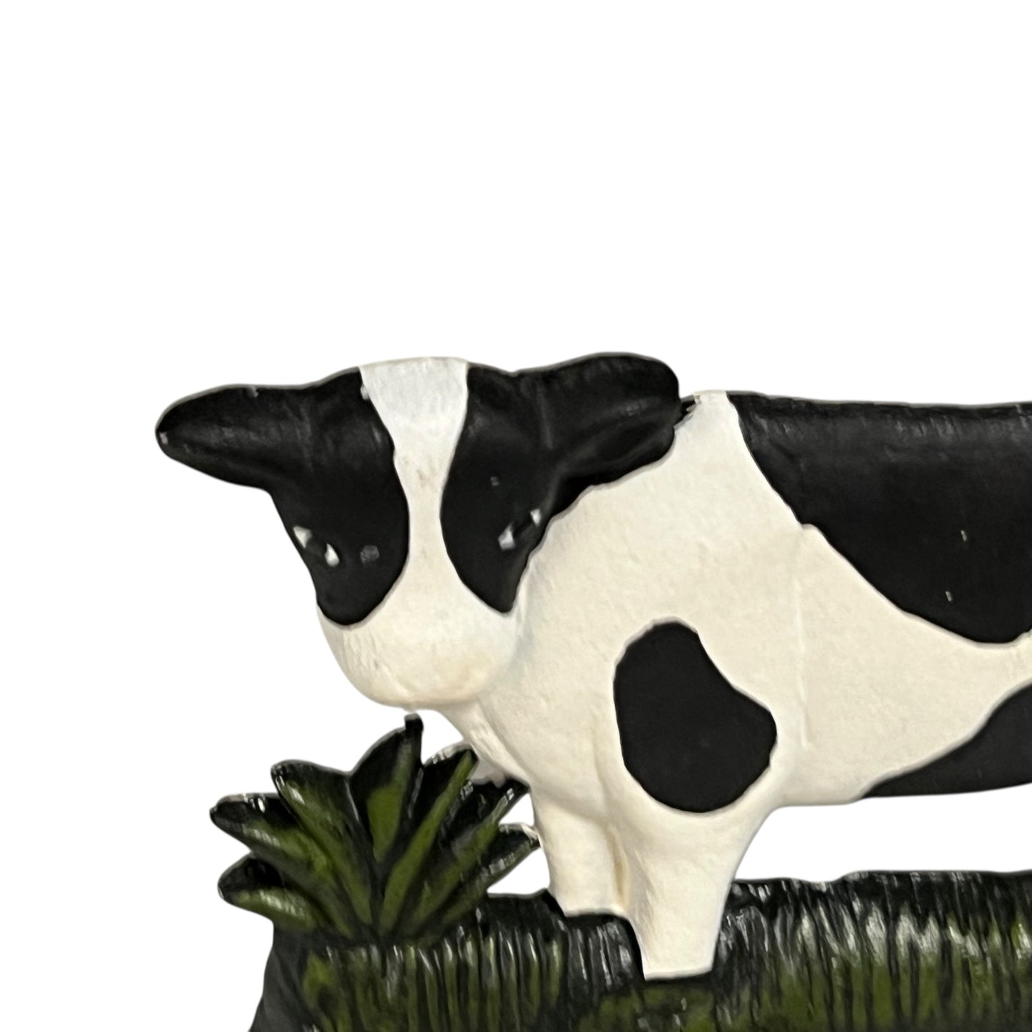French Cast Iron Cow Door Stop – Shabby Chic Farmhouse Door Wedge Doorstop