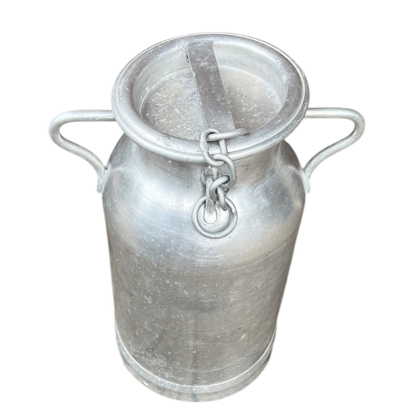 French vintage aluminium milk churn for sale from All Things French Store