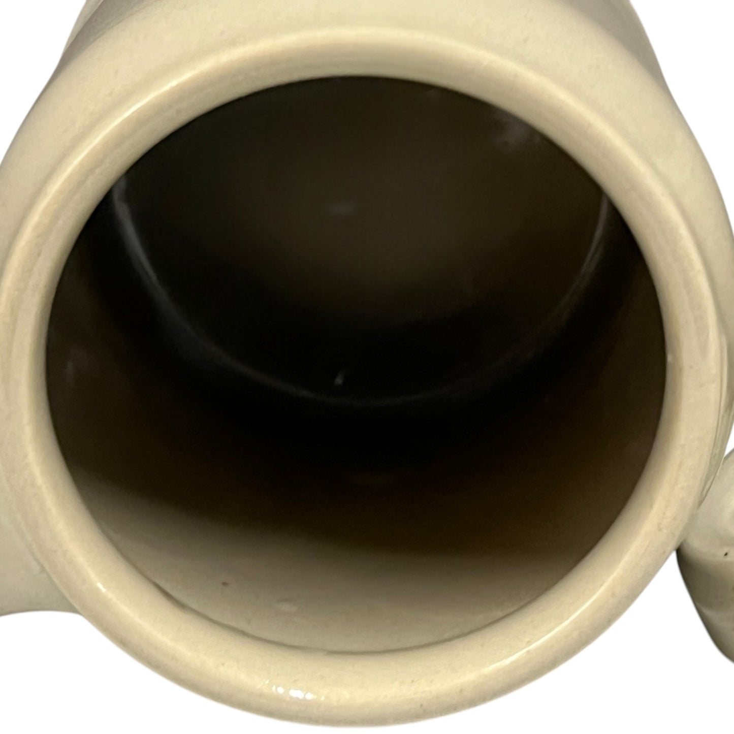 inside view of a Belgian beer stein