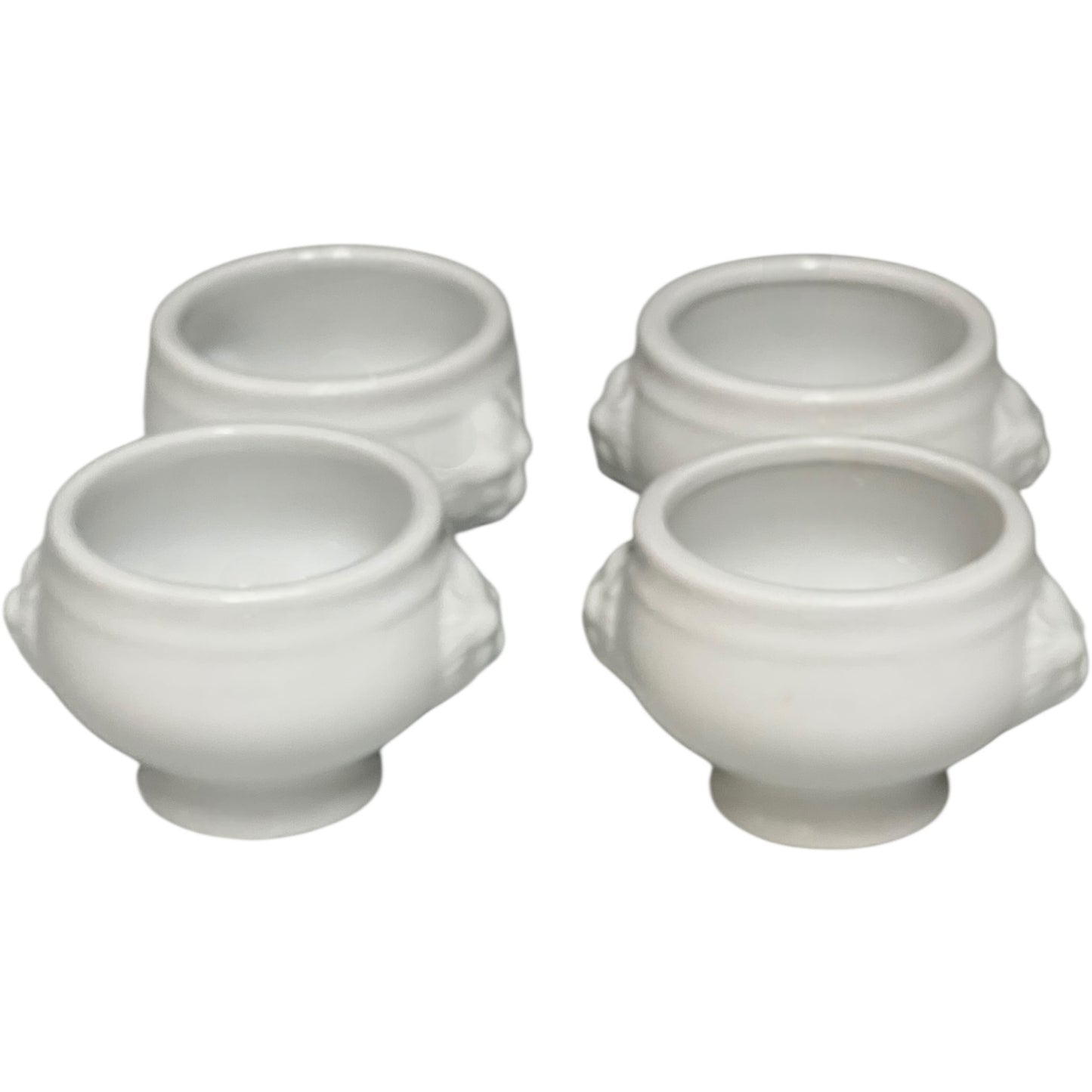 Traditional Lions Head Handle Sauce Pots, Small French Dipping Sauce Bowls for sale by All Things French Store