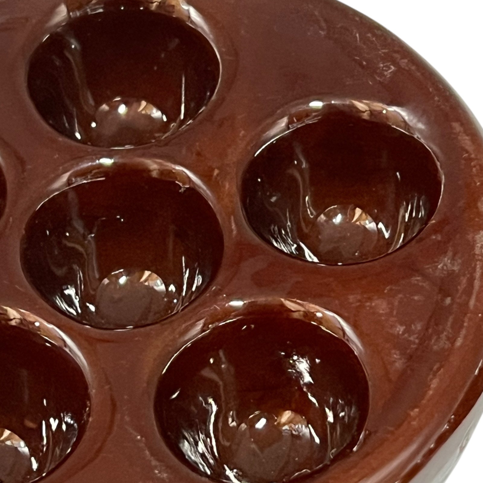 close up of escargots plate