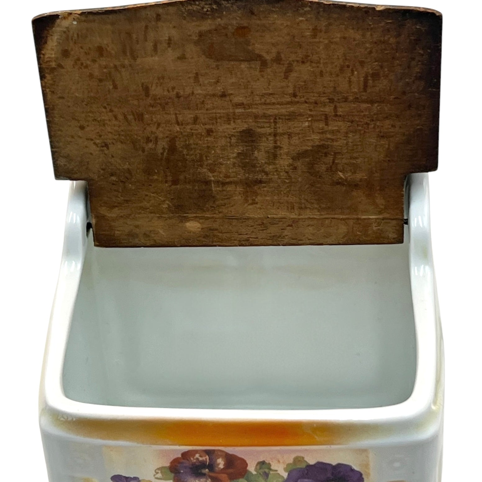 inside view of Vintage Salt Cellar